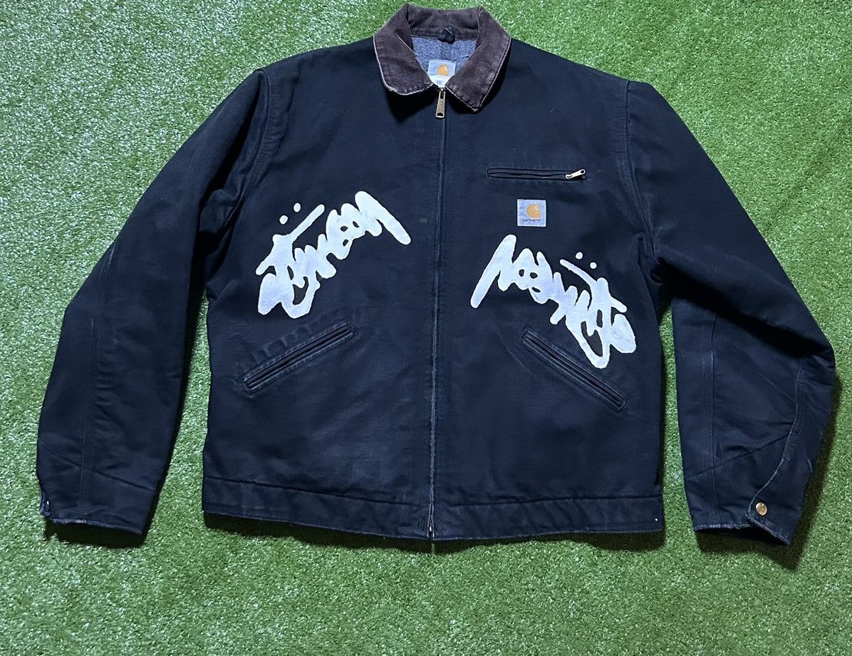 Stussy Carhartt Jacket | Grailed