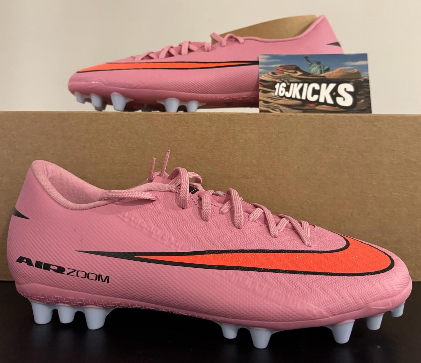 Nike Nike Vapor 16 Academy FG/MG Magic Flamingo Black Size 5.5 Size ONE SIZE - 1 Thumbnail