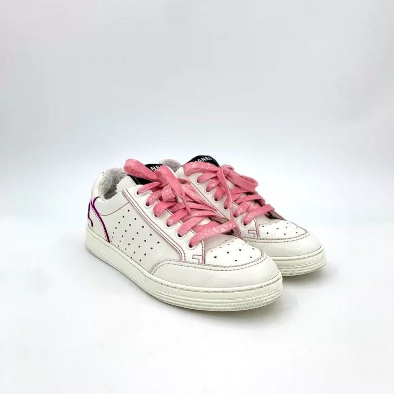 Chanel Chanel White LaceUp Athletic Sneakers -2505 Size US 7.5 / EU 40-41 - 2 Thumbnail