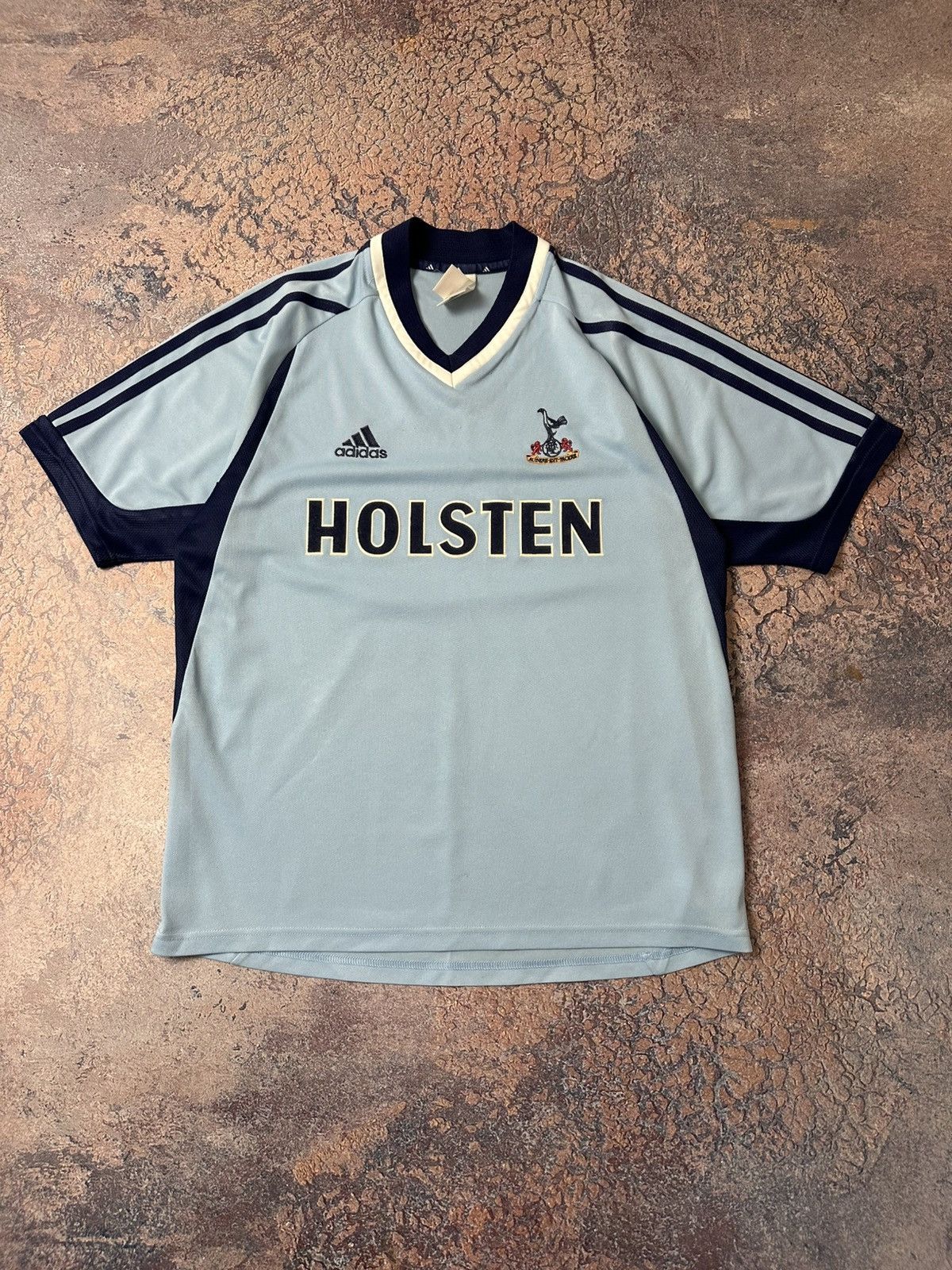 Adidas TOTTENHAM HOTSPUR 2001 2002 AWAY FOOTBAL SHIRT SOCCER JERSEY Size US M / EU 48-50 / 2 - 1 Thumbnail