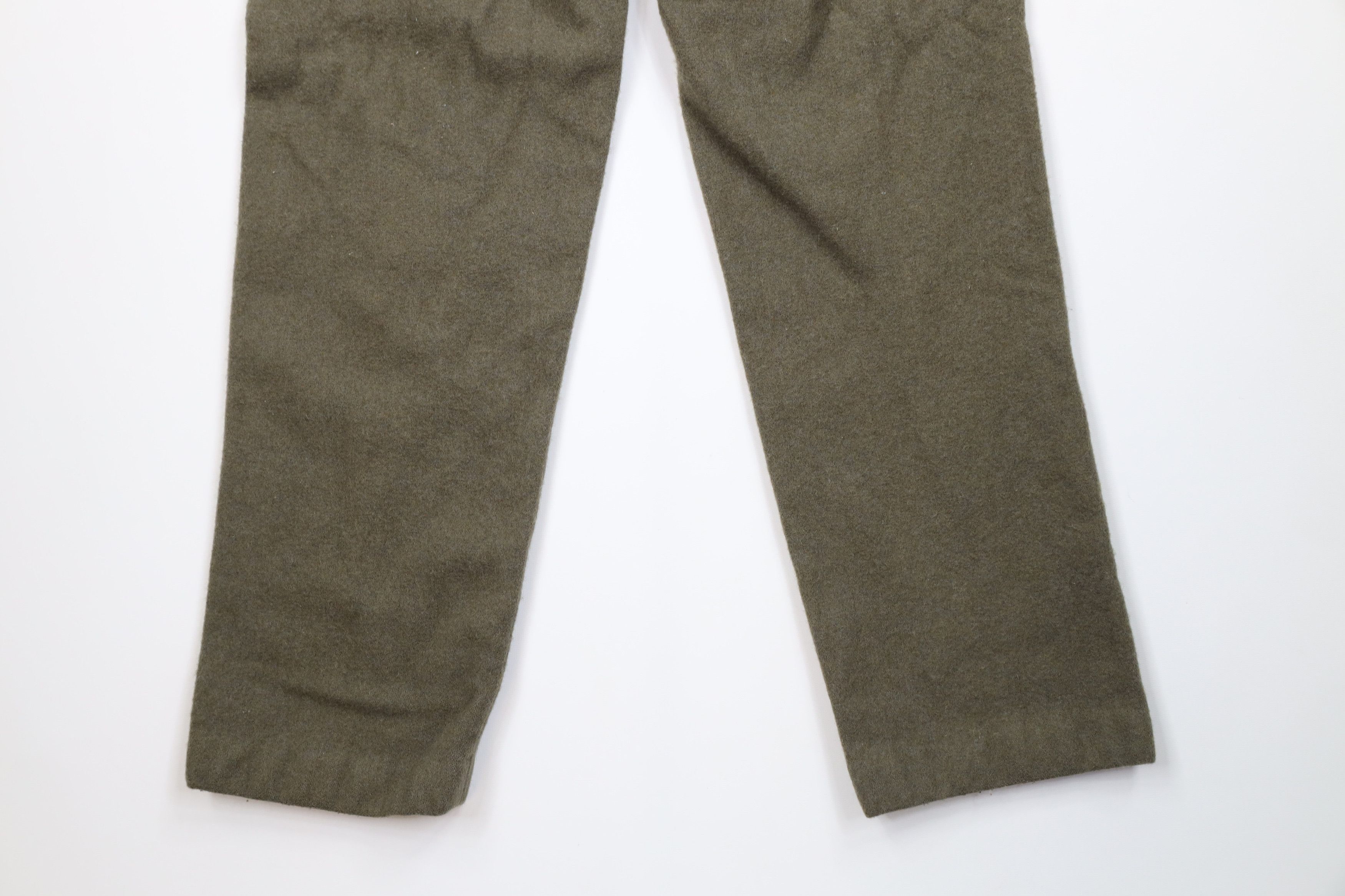 Vintage Vintage 80s Serbia Military Button Fly Wool Pants Green Size US 34 / EU 50 - 11 Thumbnail