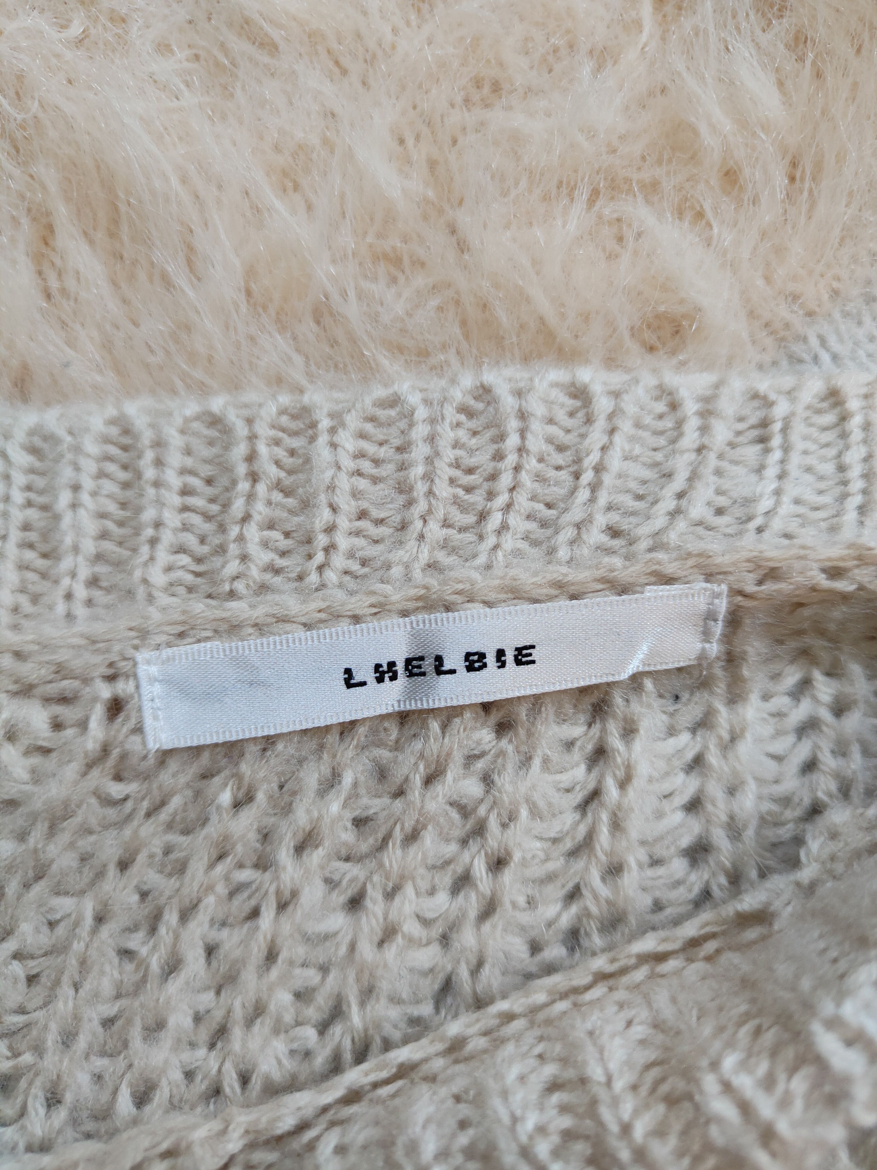 Aran Isles Knitwear Lhelbie Light Orange Shag Shaggy Fur Mohair Knitwear #S2100 Size M / US 6-8 / IT 42-44 - 12 Thumbnail