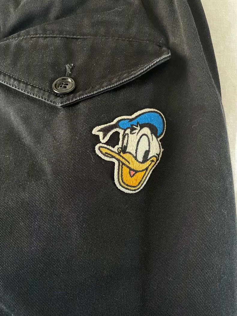 Gucci Gucci Black embroidered Donald Duck pants 2502-Nextarrow Size US 32 / EU 48 - 5 Thumbnail