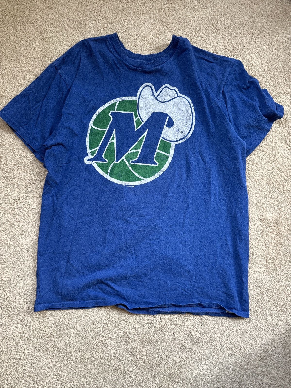 NBA × Vintage Vintage Dallas Mavericks Logo Tee Large Size US L / EU 52-54 / 3 - 1 Thumbnail