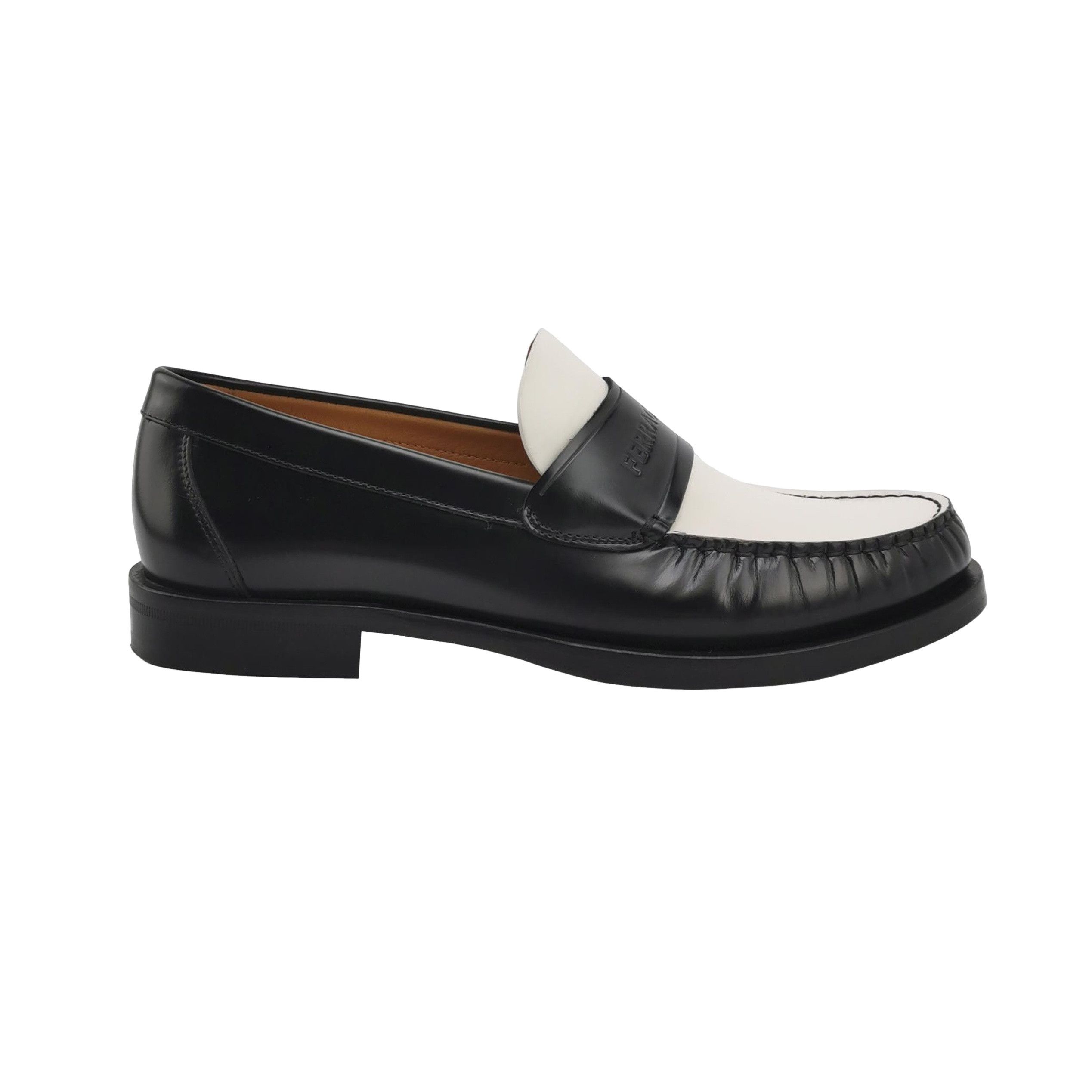 Salvatore Ferragamo Salvatore Ferragamo Bicolor Leather Loafers EU 41.5 Size US 8 / EU 41 - 1 Thumbnail