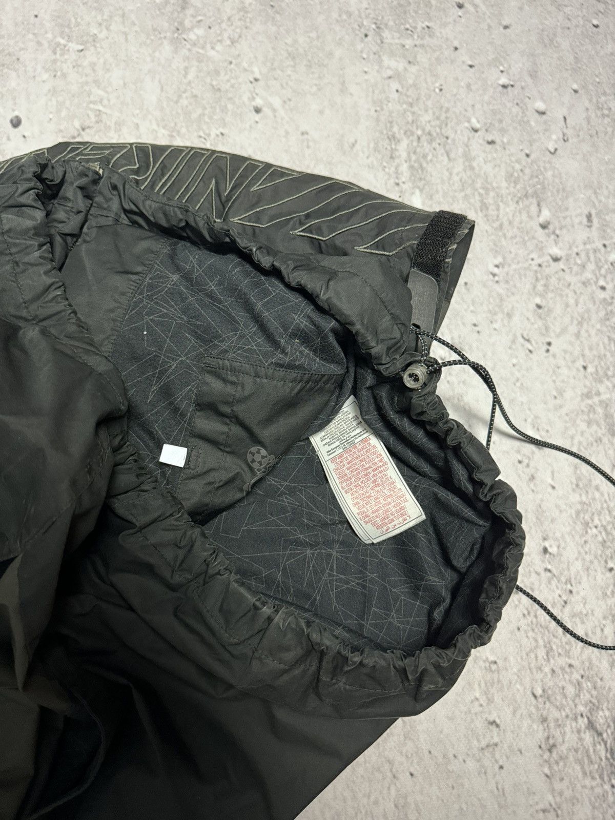 00s Nike Vintage Airmax Nylon Hooded Jacket Drill Y2K 