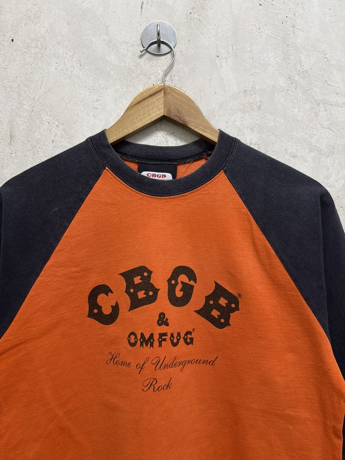 Band Tees Vintage CBGB and OMFUG Raglan Band Tees Made in USA Size US M / EU 48-50 / 2 - 2 Thumbnail