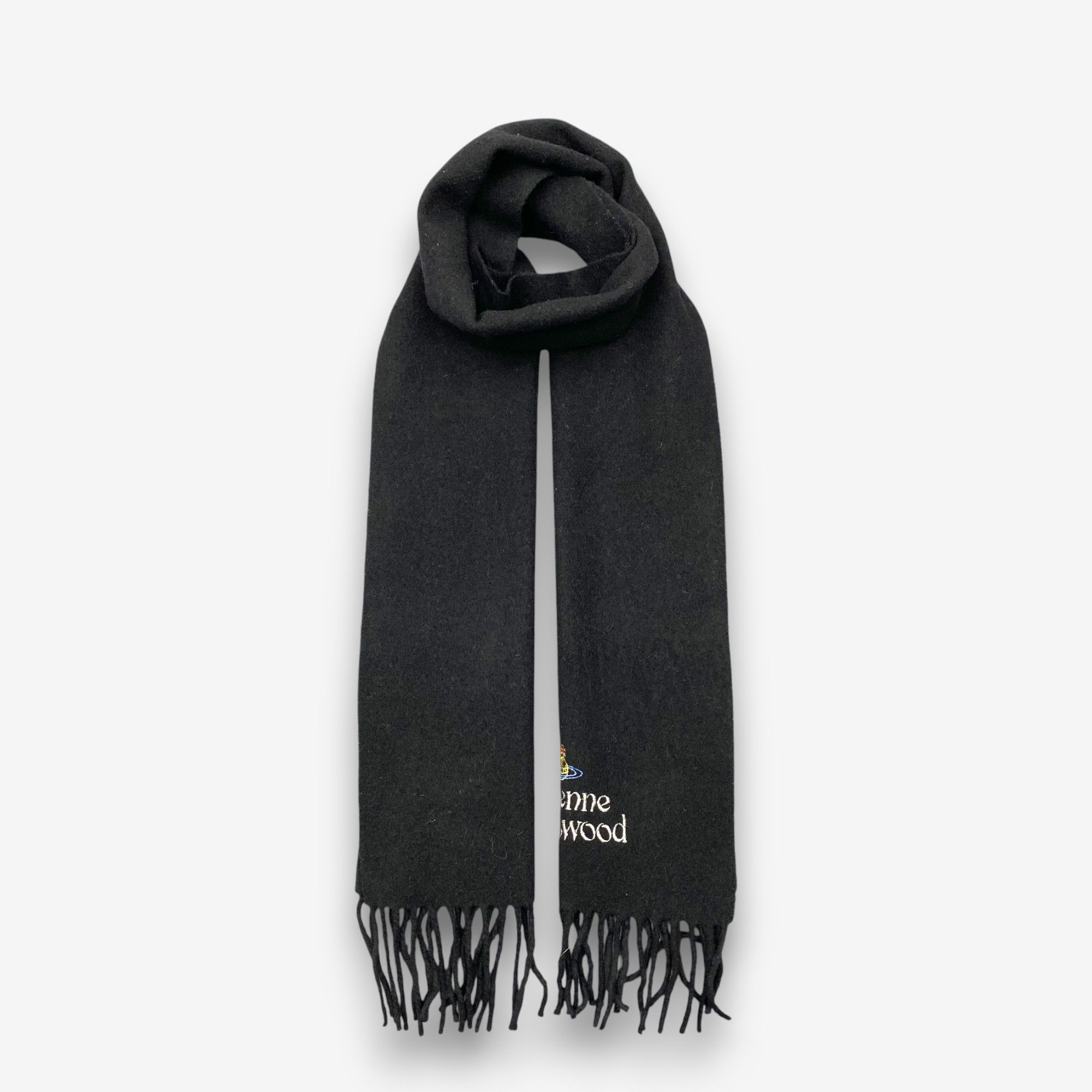 Vivienne Westwood Vintage Vivienne Westwood Scarf Orbs Muffler Wool Scarves Size ONE SIZE - 1 Thumbnail