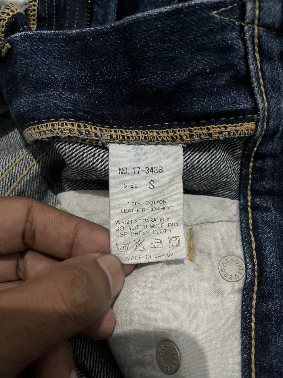 If Six Was Nine × Japanese Brand D.M.G JAPAN MIDI SKIRT JEANS Size 28" / US 6 / IT 42 - 6 Thumbnail