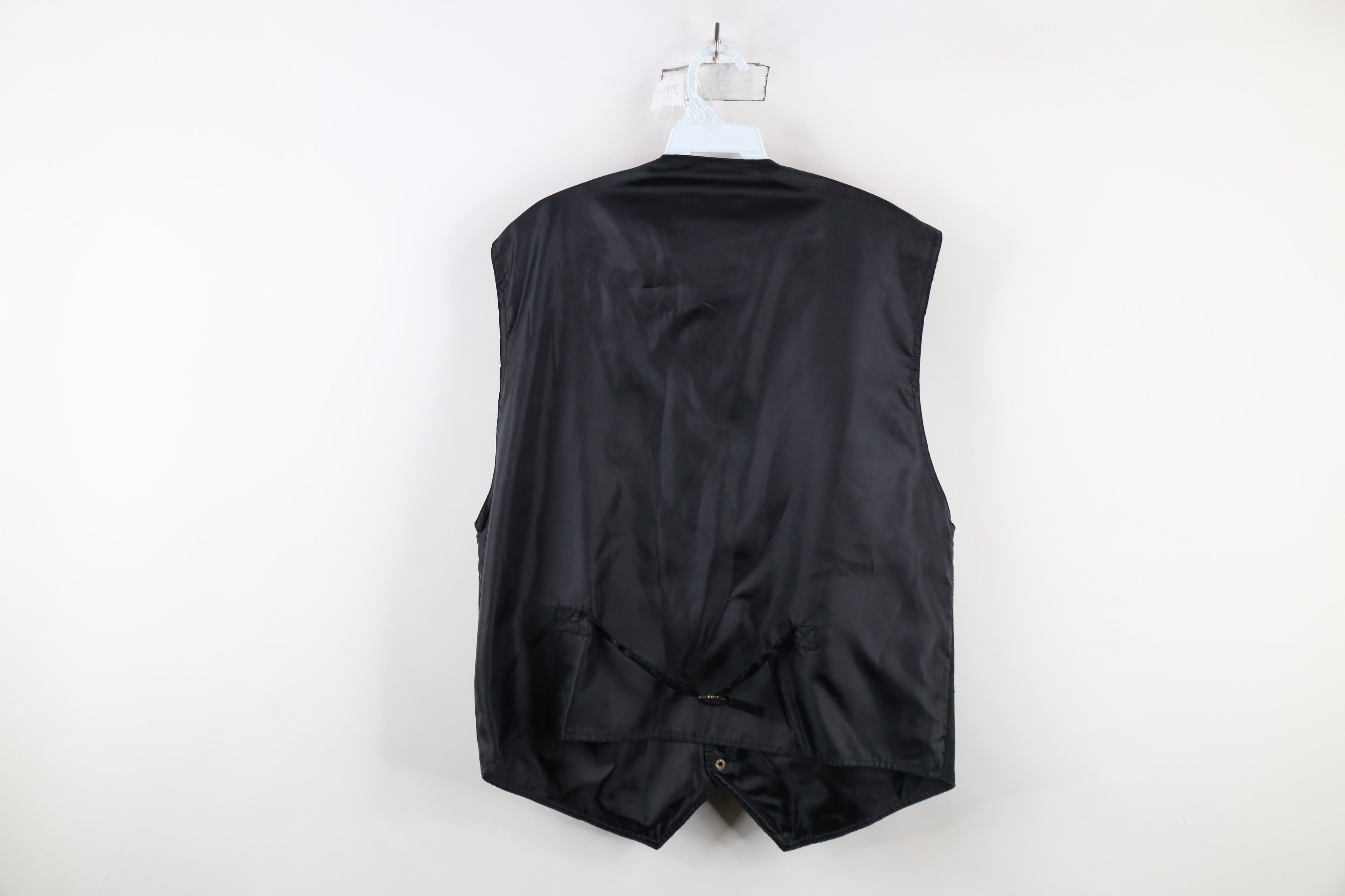 Vintage Vintage 90s Streetwear Suede Leather Buckle Back Vest Jacket Size US L / EU 52-54 / 3 - 10 Thumbnail