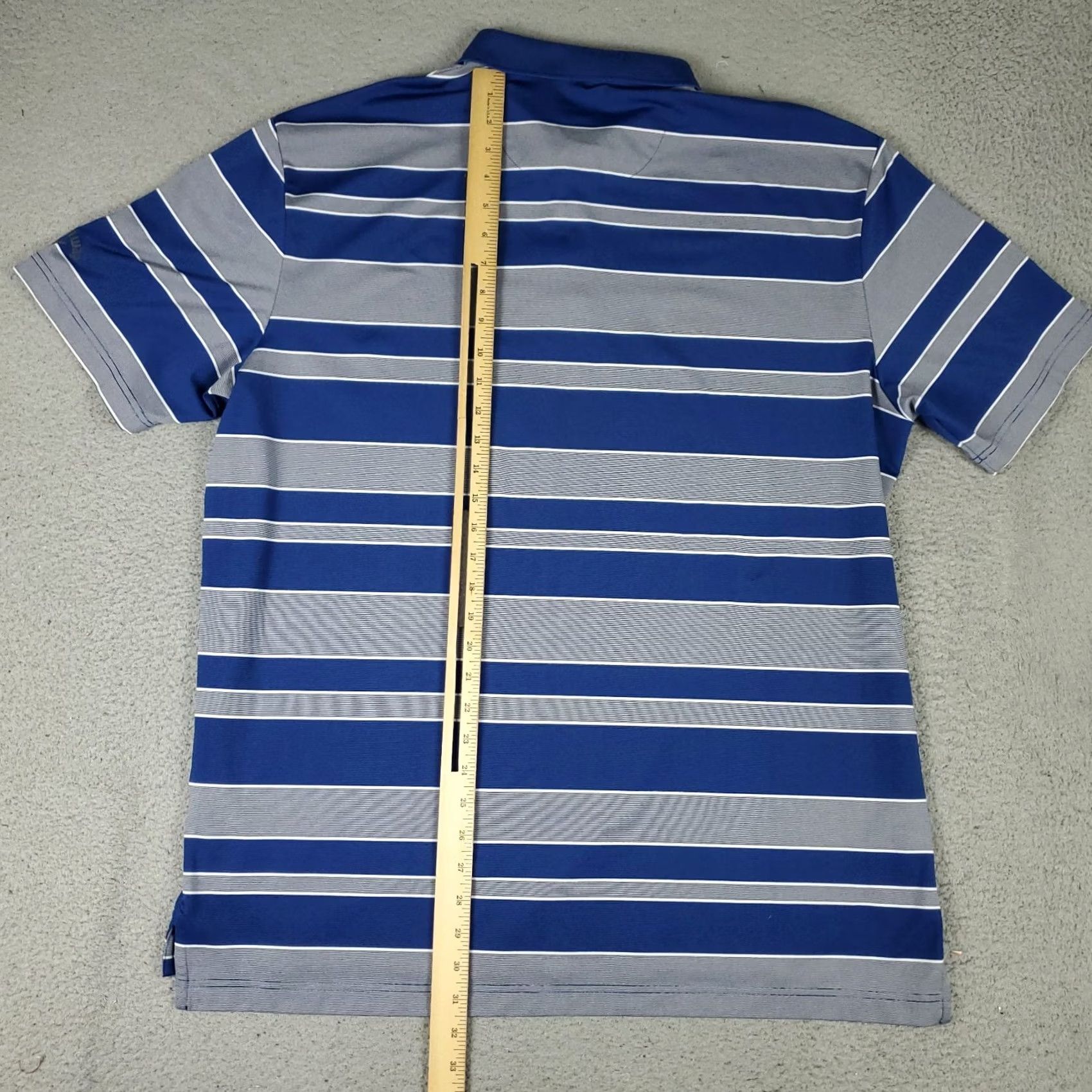 Callaway Callaway Polo Shirt Mens XL Blue Striped Short Sleeve Golf Casual Polo Shirt Mens XL Blue Striped Size US XL / EU 56 / 4 - 4 Thumbnail