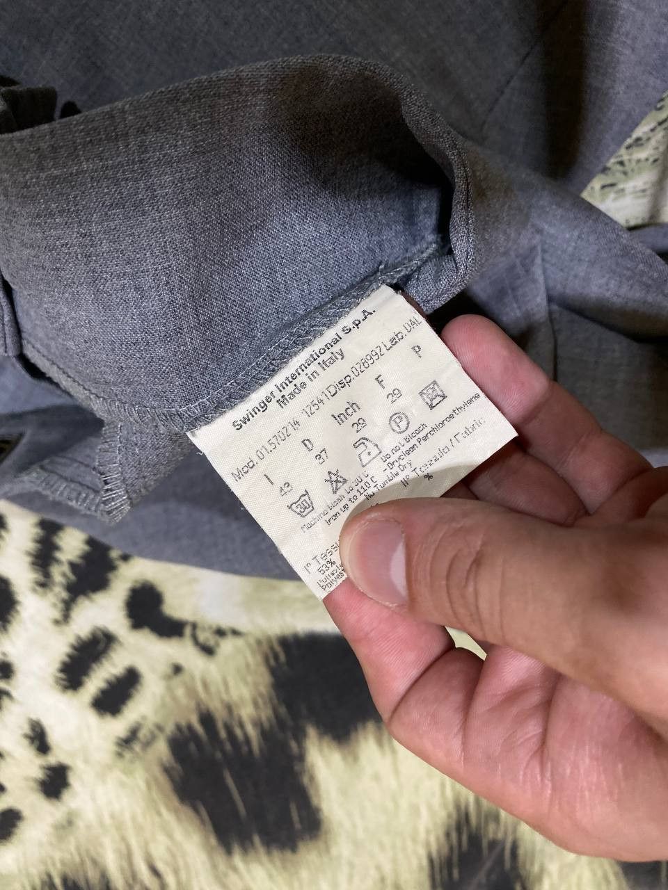 Fendi Vintage Fendi Gray Classic Fit Casual Pants Size 29 Size 29" - 3 Thumbnail