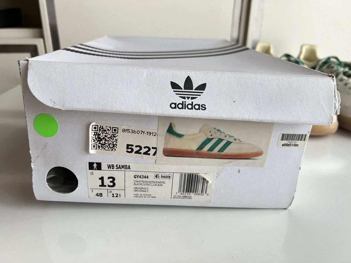 Adidas × Wales Bonner Adidas Samba Wales Bonner Cream Green Size US 13 / EU 46 - 12 Thumbnail