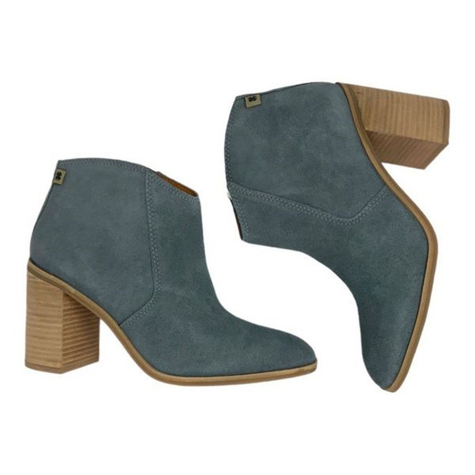Lucky Brand Lucky Brand Pellyon Stack Heel Bootie Gray 8.5 NWT $149 MSRP Size US 8.5 / IT 38.5 - 1 Thumbnail