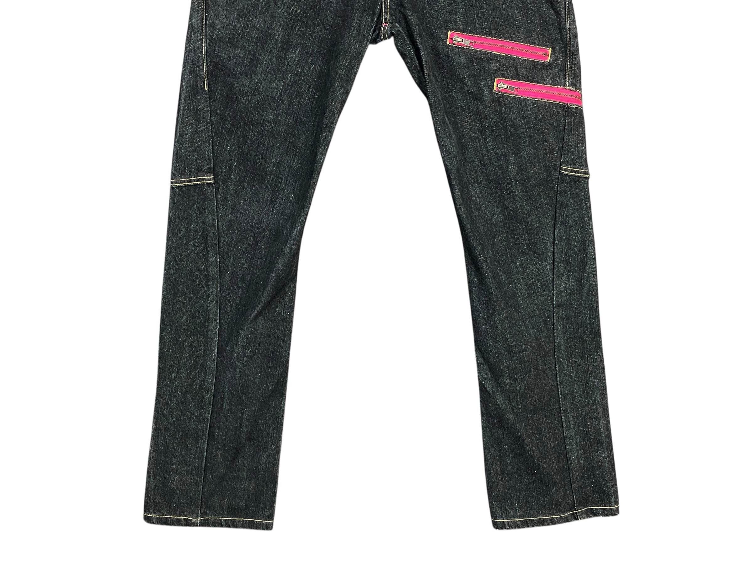 Japanese Brand Patina Double Waist Handcrafted Denim pants Size US 31 - 4 Thumbnail