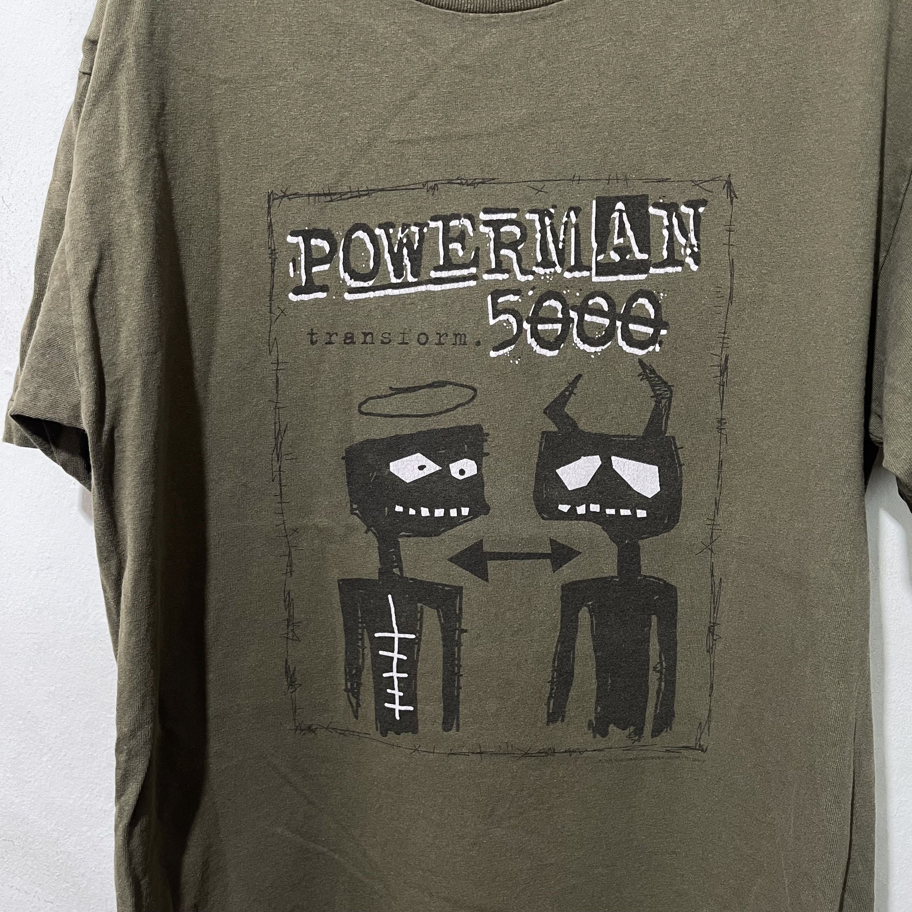Band Tees Vintage 2003 Powerman 5000 Transform Shirt Size US M / EU 48-50 / 2 - 2 Thumbnail