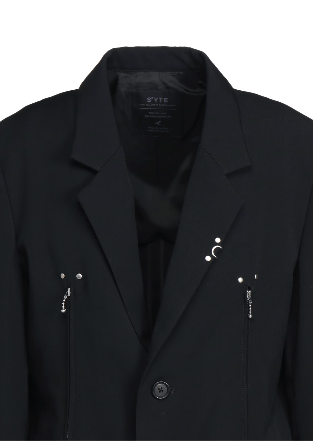 Yohji Yamamoto Yohji Yamamoto S'yte - STUDS JACKET Size US M / EU 48-50 / 2 - 3 Thumbnail