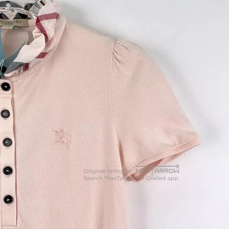 Burberry Burberry Pink Cotton Women's T-Shirt. Size XS / US 0-2 / IT 36-38 - 3 Thumbnail
