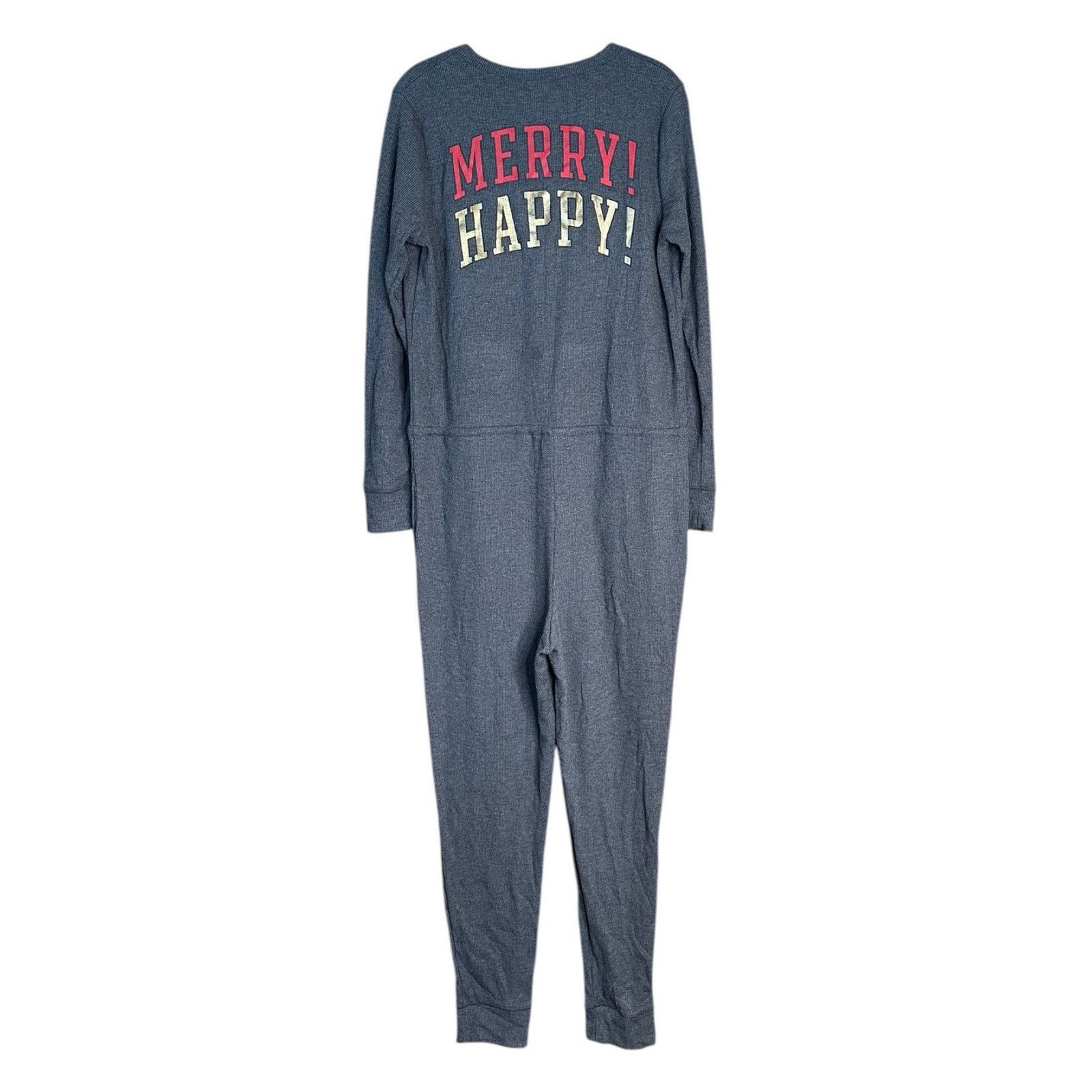 Pink Victorias Secret PINK Thermal Holiday Merry Happy Pajama L Size ONE SIZE - 9 Thumbnail