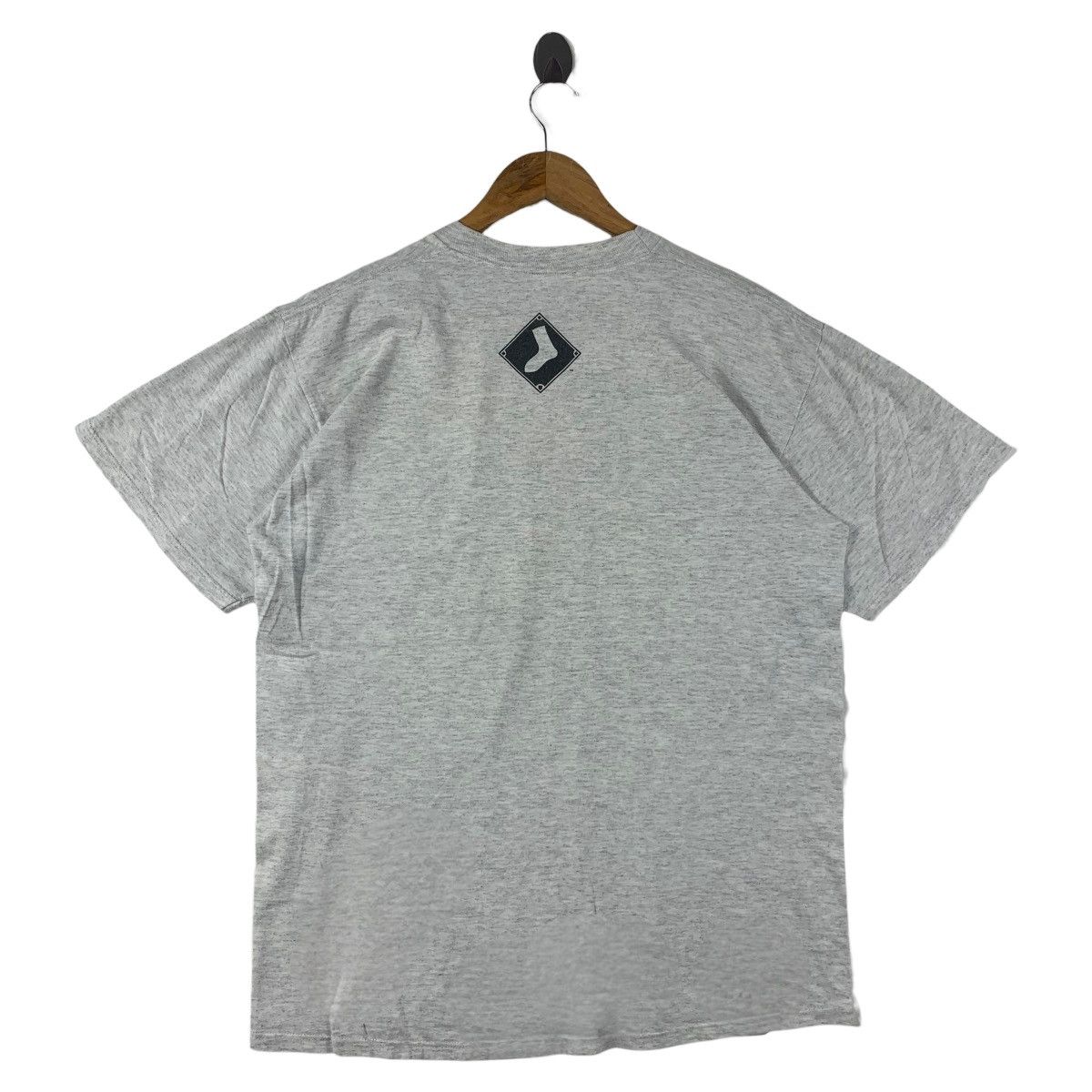 Vintage 90s CHICAGO WHITE SOX newspaper printed nba tee
