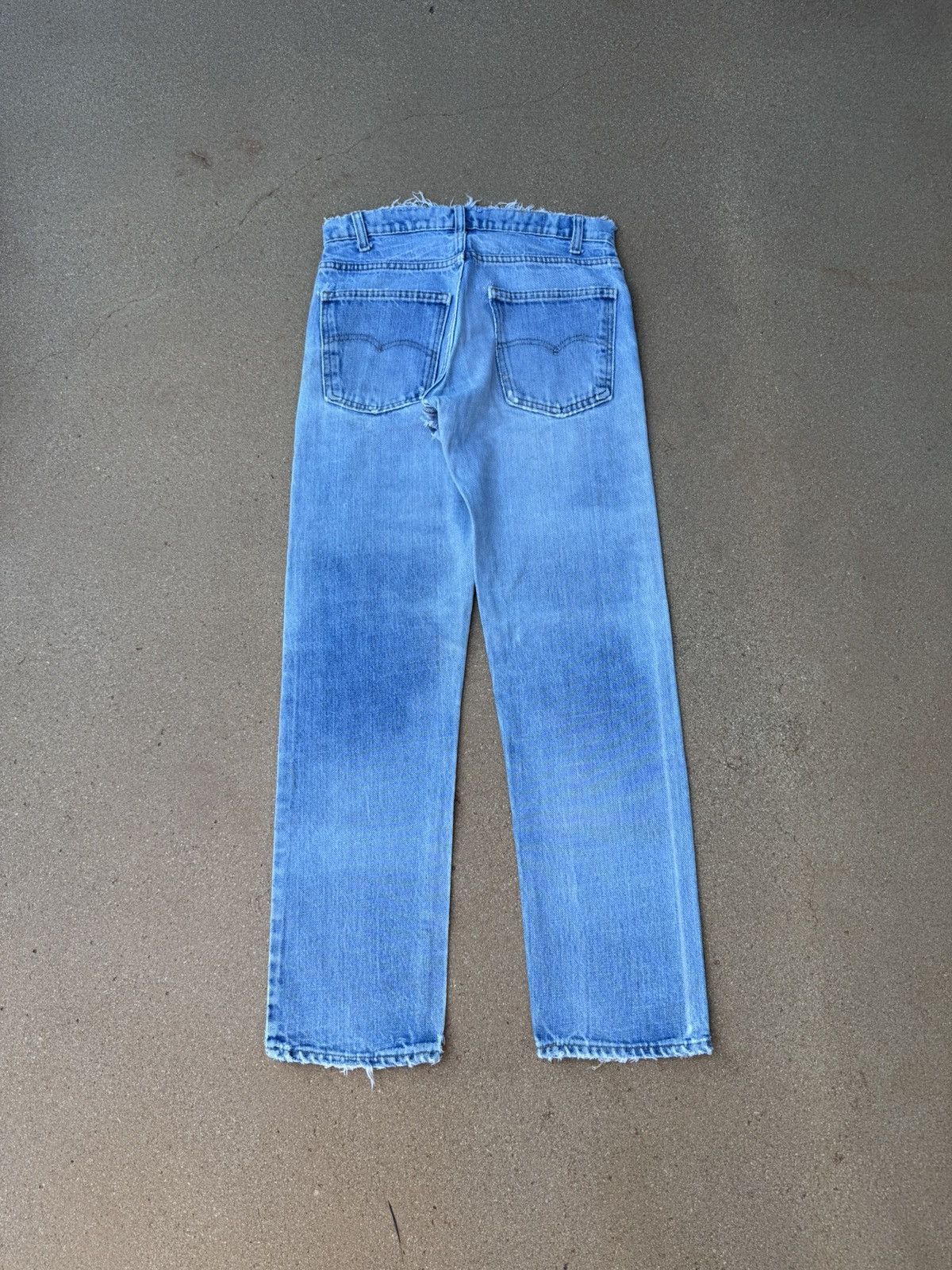Levi's Vtg 80s Levi’s 505 Orange Tab Faded Jeans Denim Size 29x29 Size US 29 - 2 Thumbnail