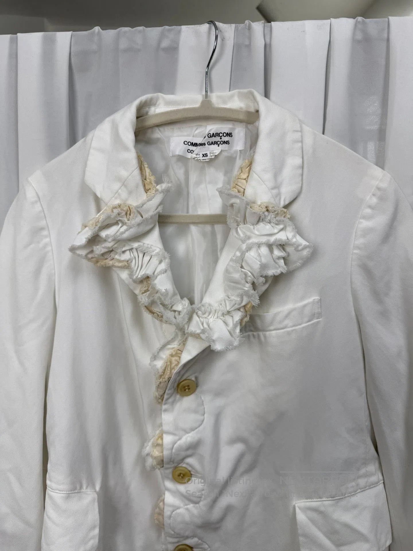 Comme des Garcons Comme des Garçons Ruffle Fleece Jacket. Size XS / US 0-2 / IT 36-38 - 3 Thumbnail