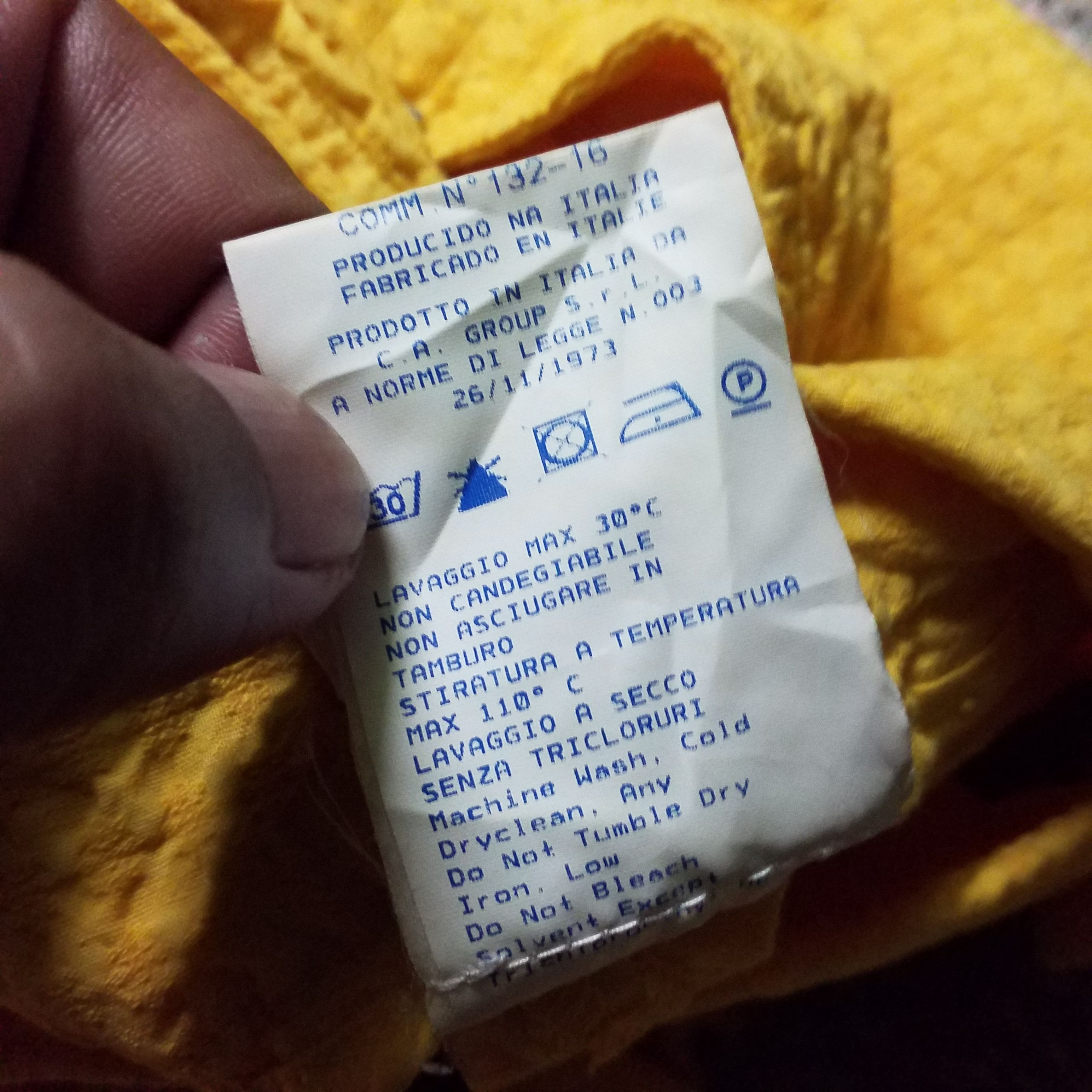 Designer ENTRE AMIS 3Q PANT ELASTANE LIGHT YELLOW 😘😘 Size 32" / US 10 / IT 46 - 9 Thumbnail