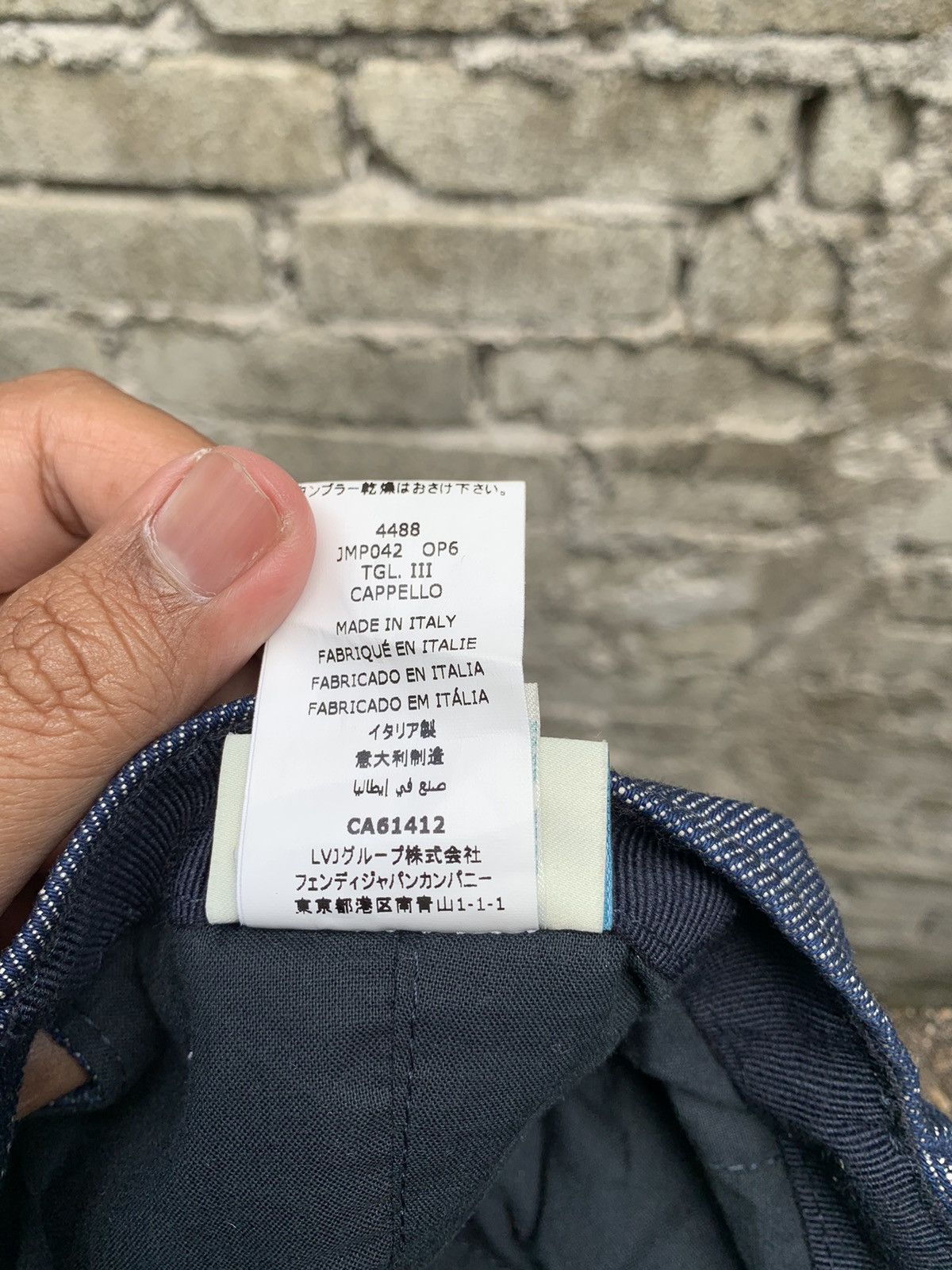 Fendi 👁️👁️ Fendi Denim Jeans Cap Size ONE SIZE - 15 Thumbnail