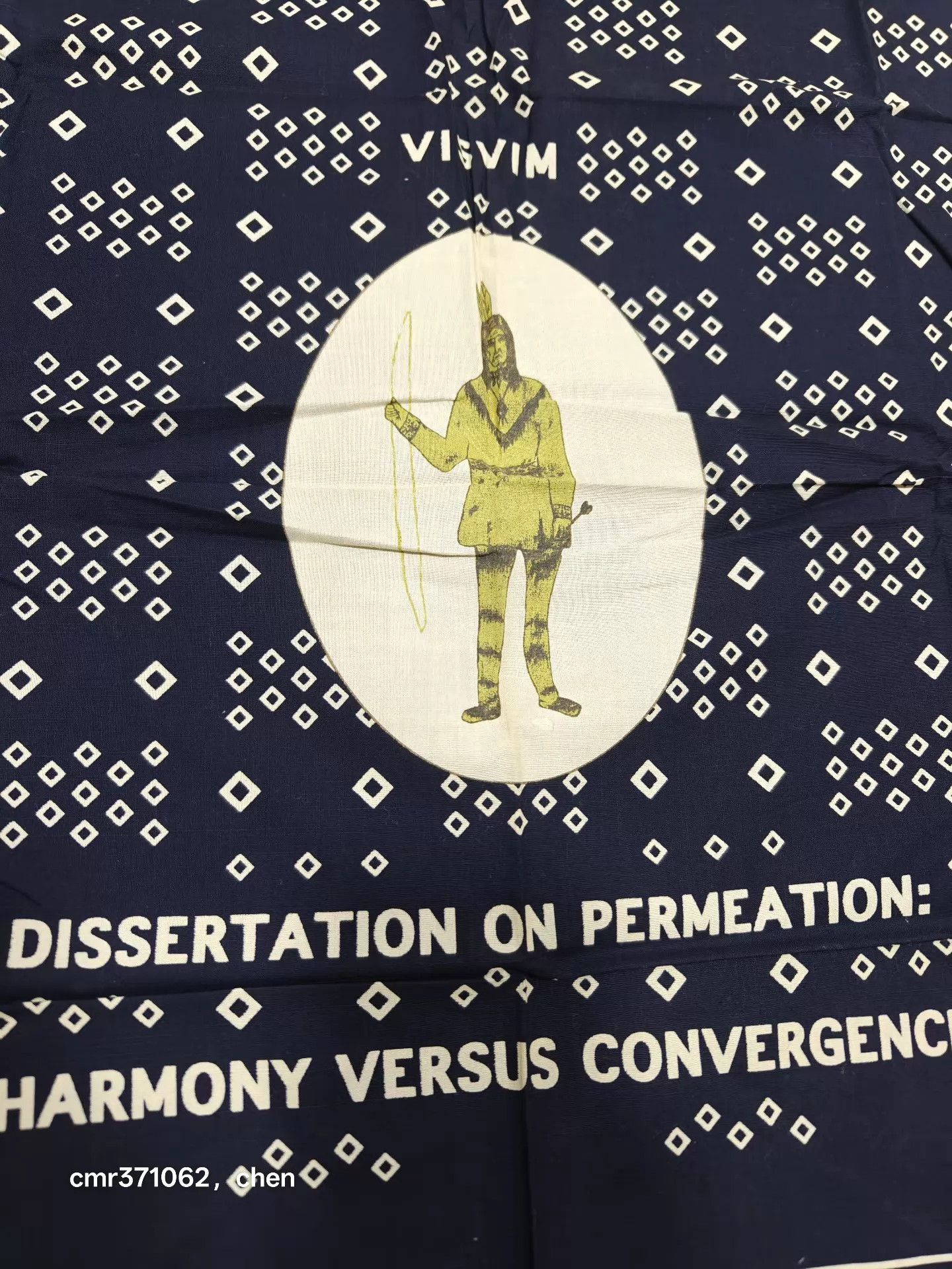 Visvim VISVIM STAGECOACH BANDANA Navy Indian 65x65cm Size ONE SIZE - 4 Thumbnail