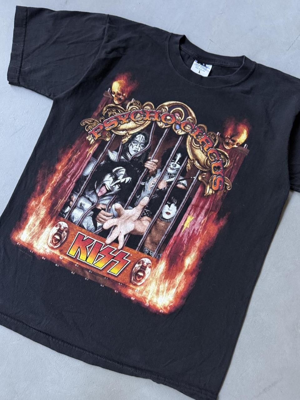 Vintage Vintage KISS Psycho Circus Worldwide Tour T Shirt Band Tee Size US L / EU 52-54 / 3 - 3 Thumbnail