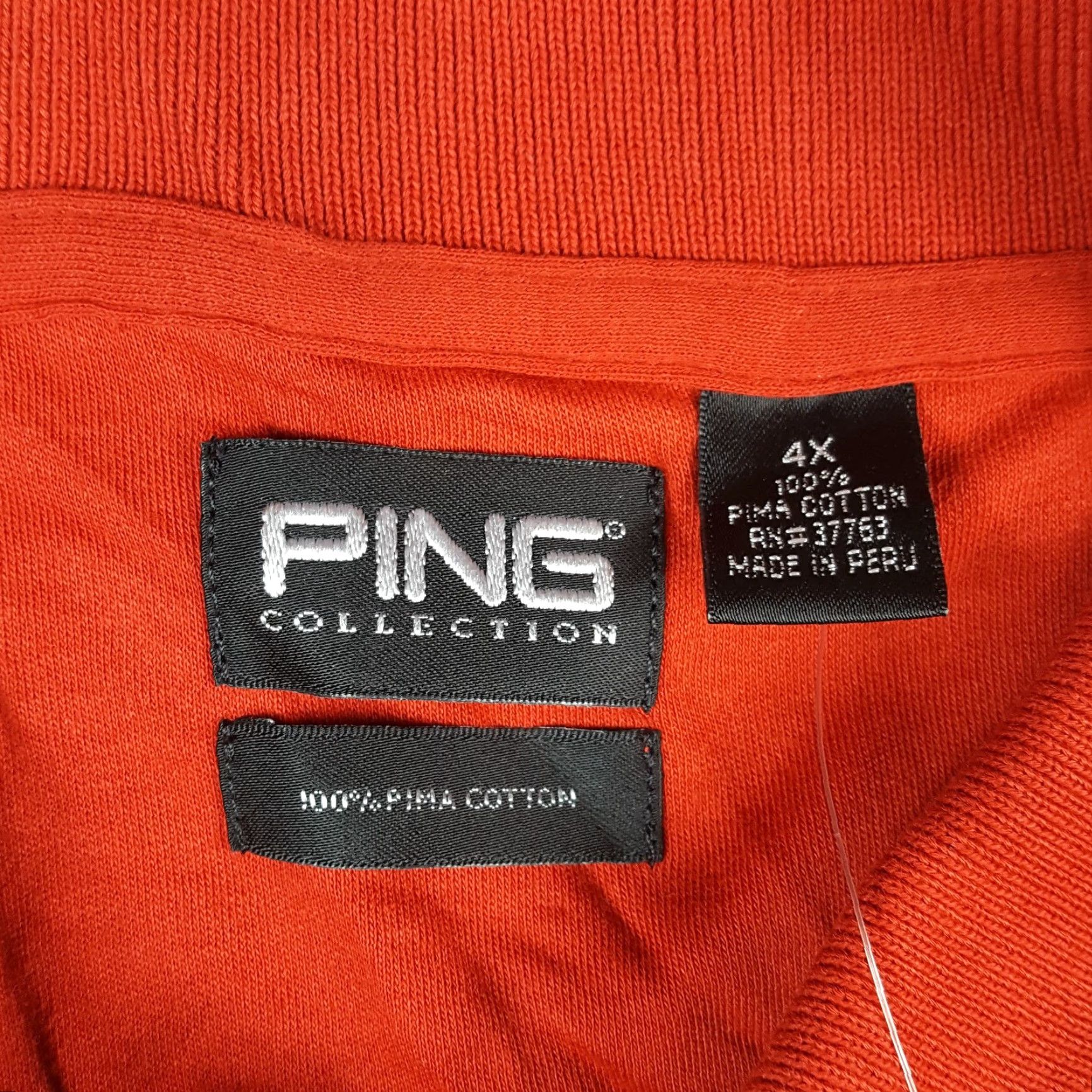 Vintage VINTAGE Ping Polo Shirt Big & Tall 4X Red Short Sleeve Button Collar Polo Shirt Men / Size 4X / Ping Golf Red Short Sleeve Preppy Polo Shirt Size US XXL / EU 58 / 5 - 4 Thumbnail