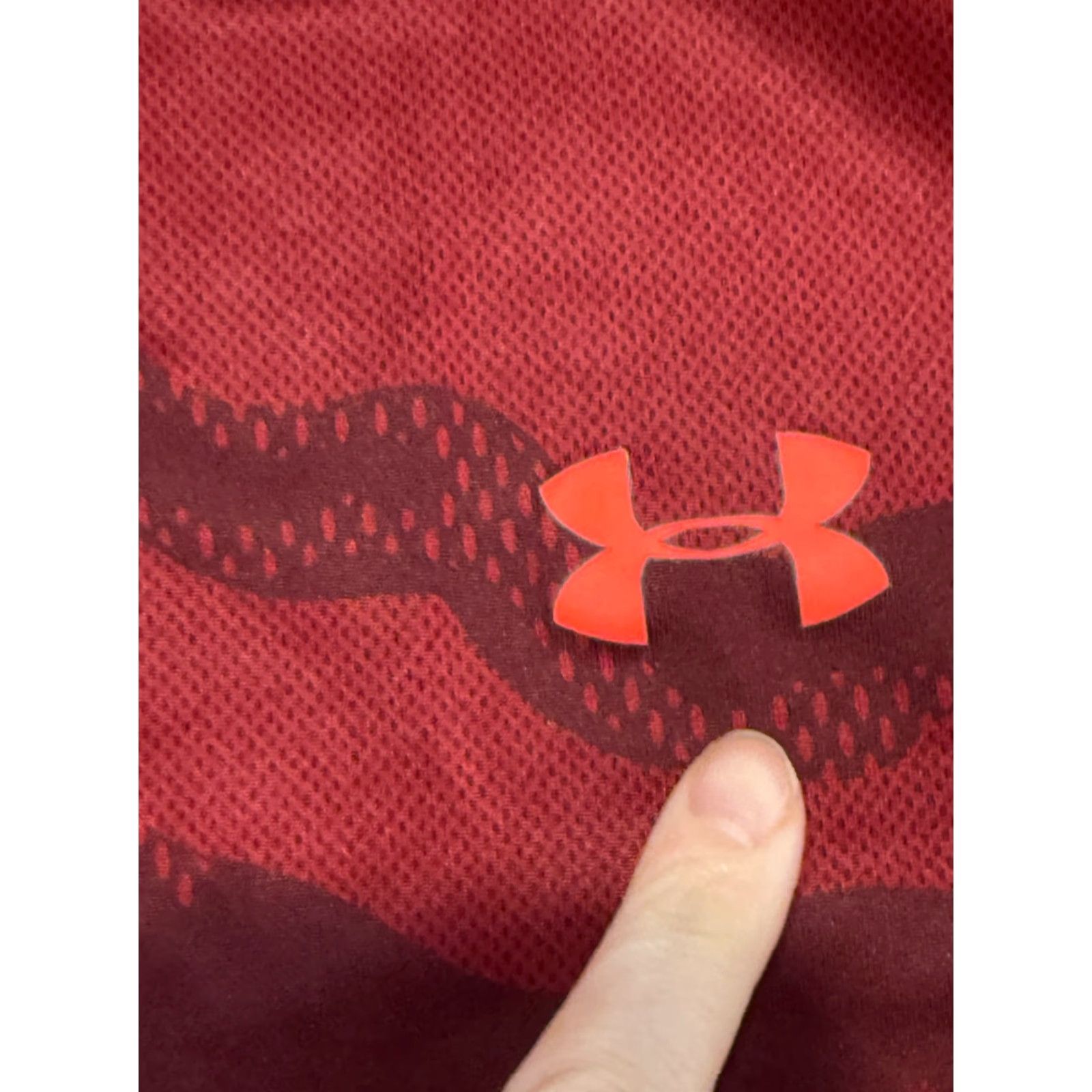 Under Armour Under Armour Shirts Men's Large Red Activewear Short Sleeve Crew Neck T-Shirt Sports Men Ready for Fall Spring Summer Size US L / EU 52-54 / 3 - 5 Thumbnail
