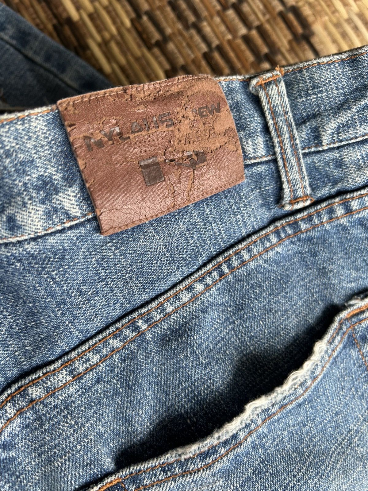 Japanese Brand × Kapital × Vintage Nylaus crew Japanese Distressed Denim Jeans Size US 30 / EU 46 - 13 Thumbnail