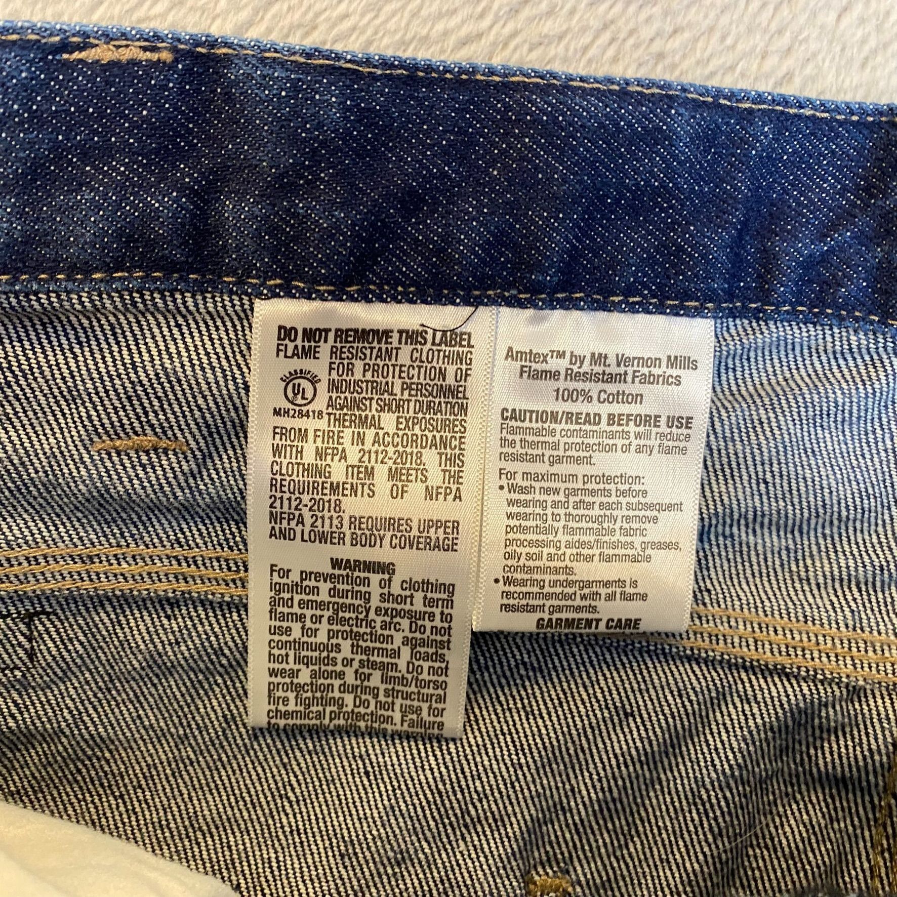 Dickies Dickies Mens Jeans Size 36X32 Relaxed Fit Flame-Resistant Bl Size US 36 / EU 52 - 13 Thumbnail
