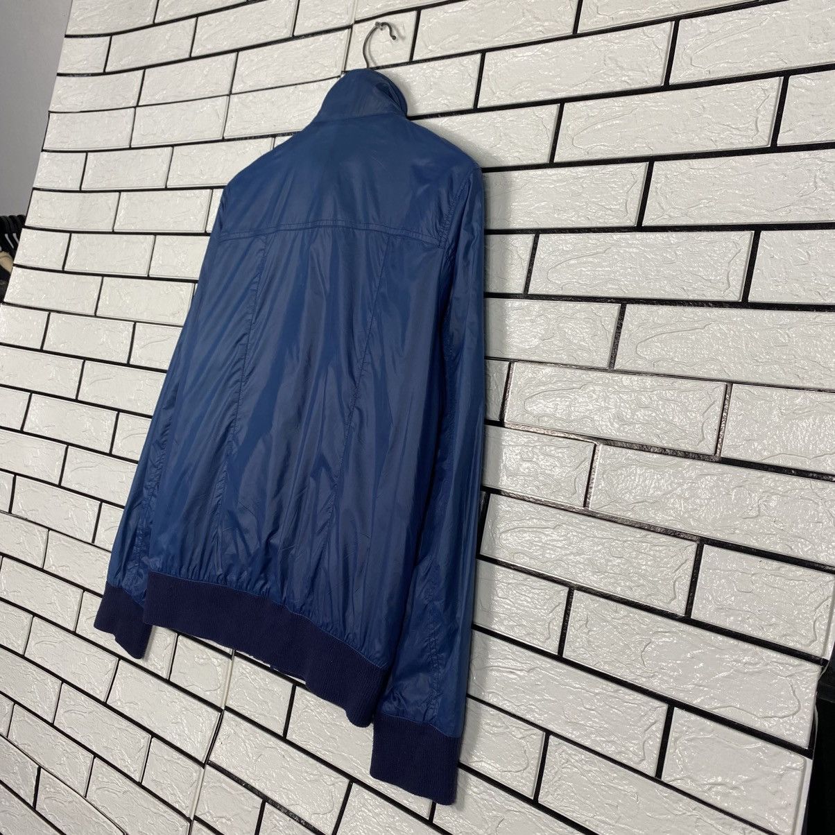 Issey Miyake 📌Vintage Biker Jacket Ships Jet Blue Japan Size US M / EU 48-50 / 2 - 11 Thumbnail