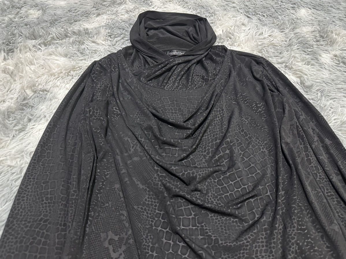 Tornado Mart 🔥Sick Y2K Tornado Mart Reptile Draped Asymmetric Ls Shirt Size US M / EU 48-50 / 2 - 6 Thumbnail