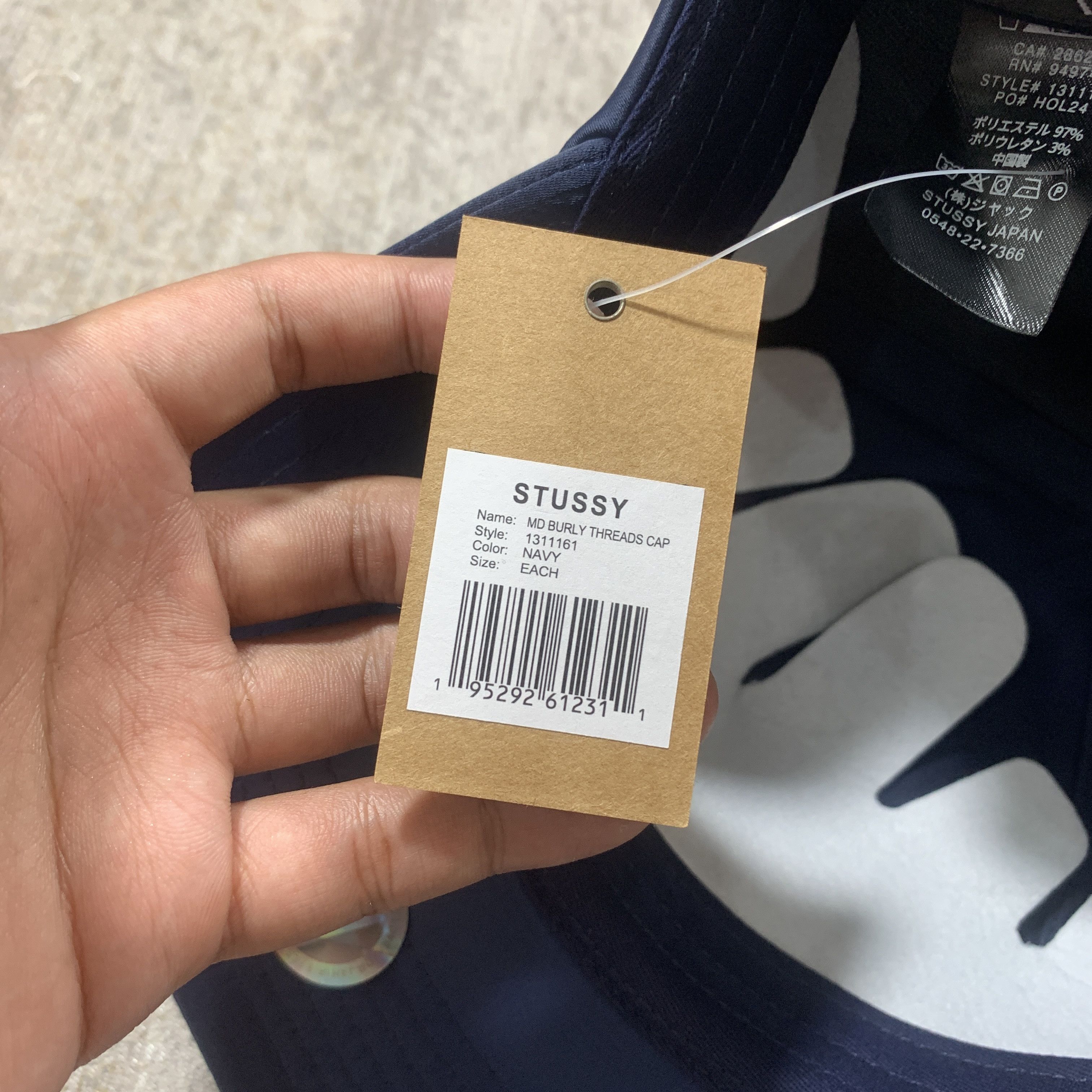 Other STUSSY BURLY THREADS CAP NAVY Size ONE SIZE - 3 Thumbnail