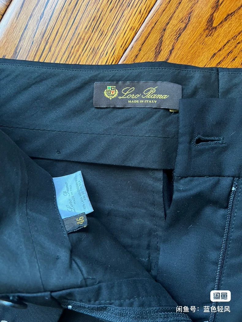 Loro Piana LORO PIANA Sheepskin silk wide leg pants Size 30" / US 8 / IT 44 - 3 Thumbnail
