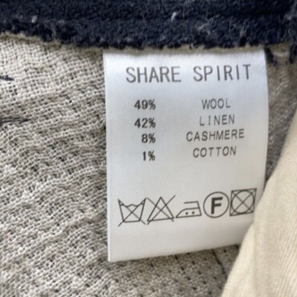 Share Spirit Homme SHARE SPIRIT HOMME FRAYED SEAM WOOL PANTS Size US 34 / EU 50 - 8 Thumbnail