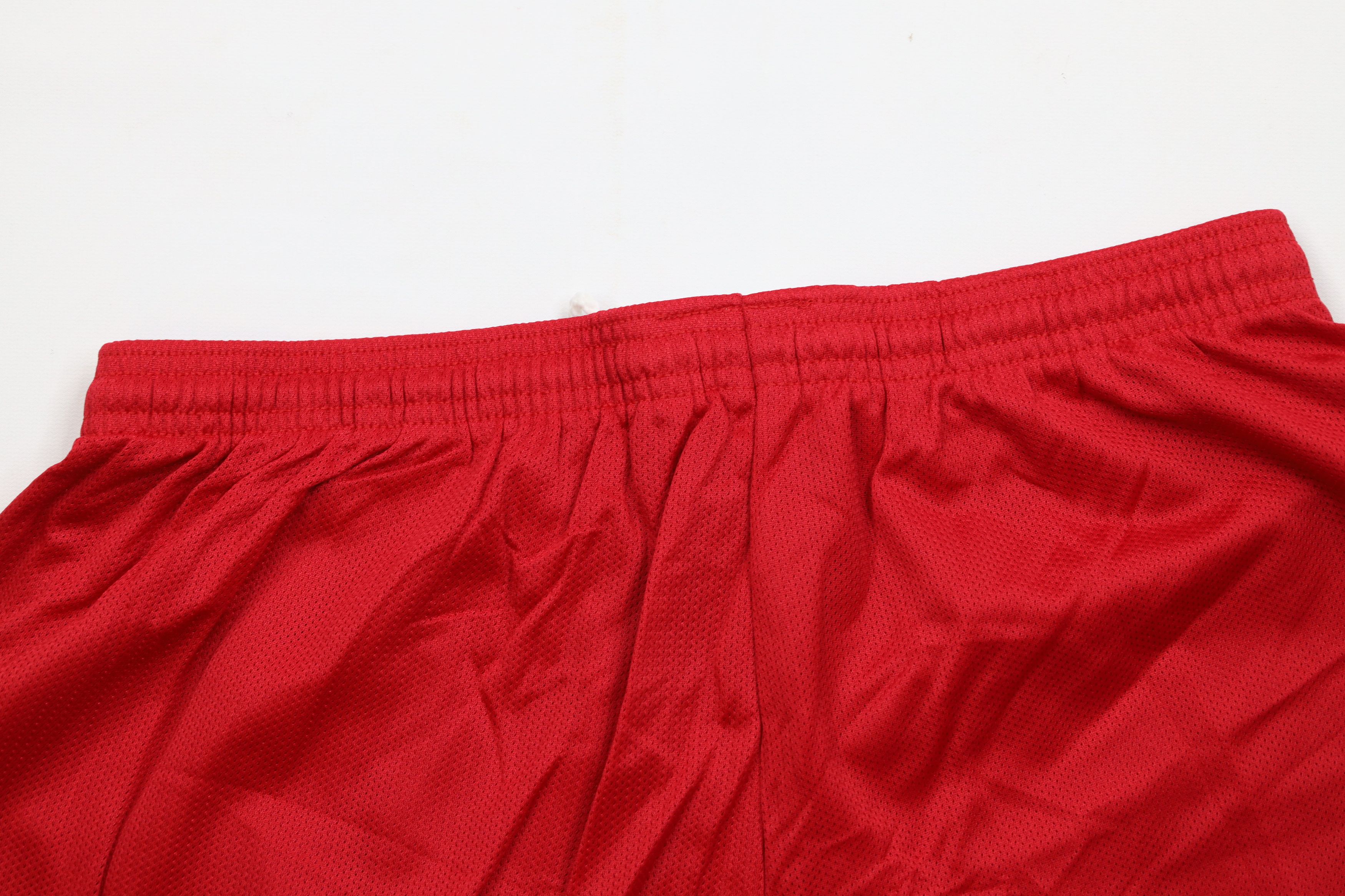 Adidas Deadstock Vintage 90s Adidas Above Knee Mesh Shorts Red USA Size US 36 / EU 52 - 11 Thumbnail