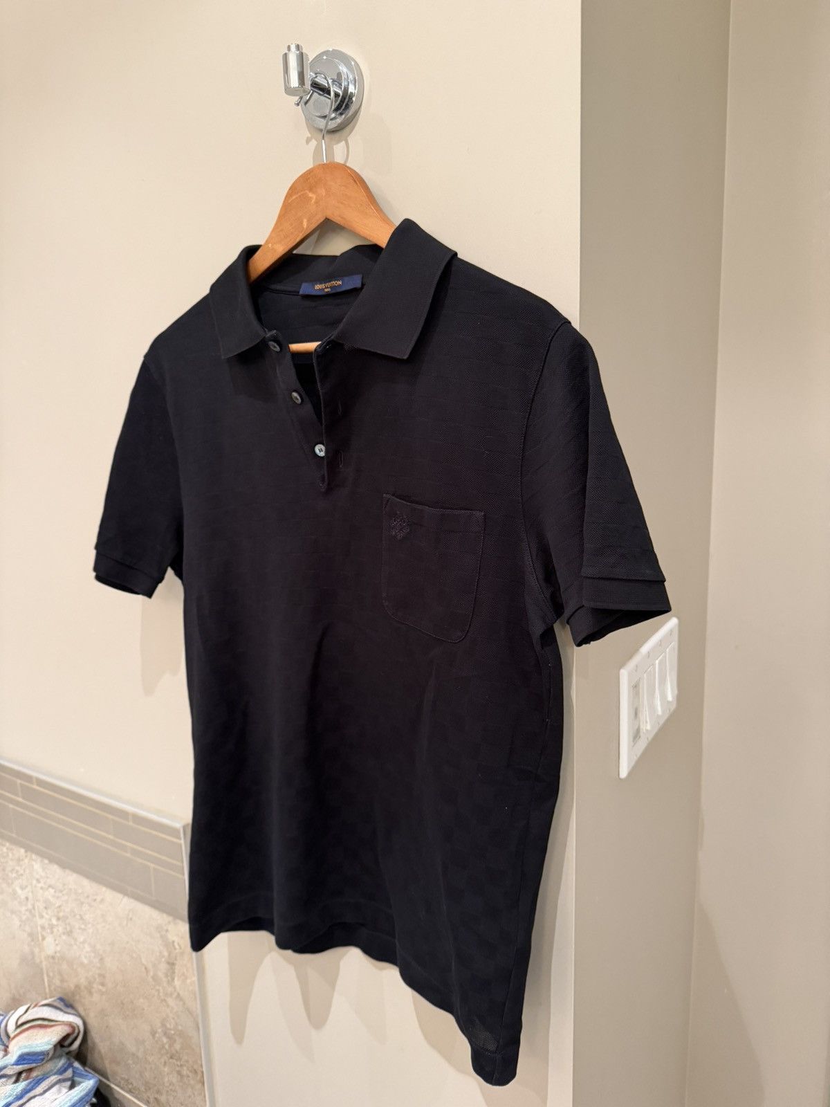 Louis Vuitton Louis Vuitton Damier Signature Polo Shirt Size US S / EU 44-46 / 1 - 2 Thumbnail