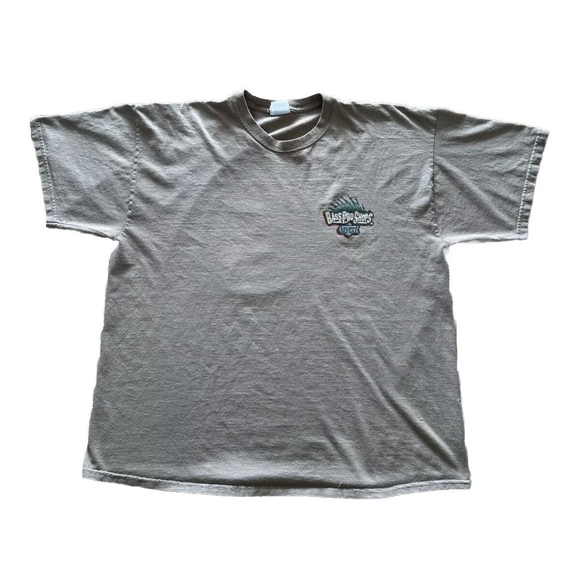 Bass Pro Shops × Vintage Vintage 2000s Bass Pro Shops Busitn Bass T Shirt Size US XL / EU 56 / 4 - 3 Thumbnail