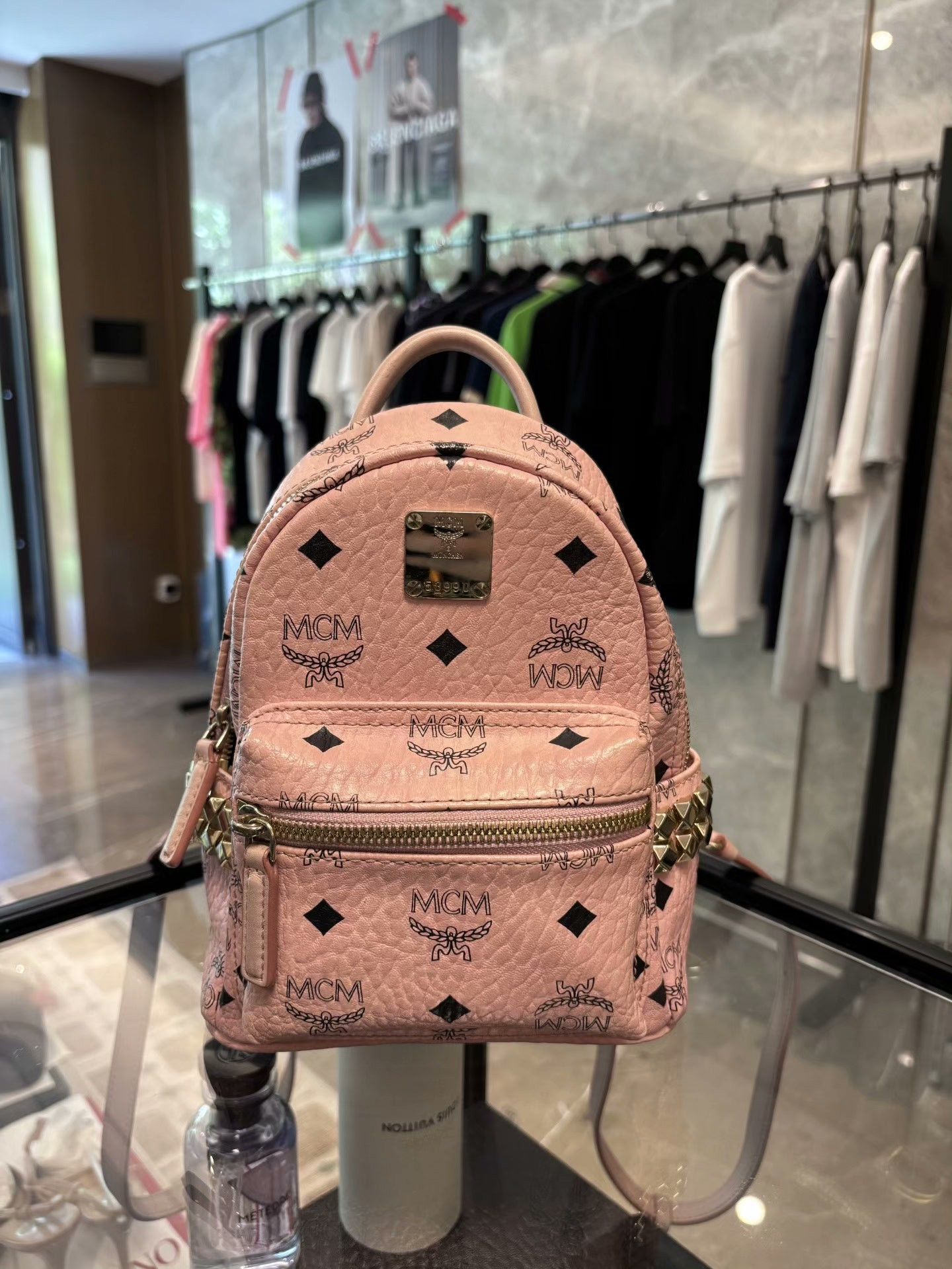 MCM MCM Pink Bag one size Men Size ONE SIZE - 1 Thumbnail