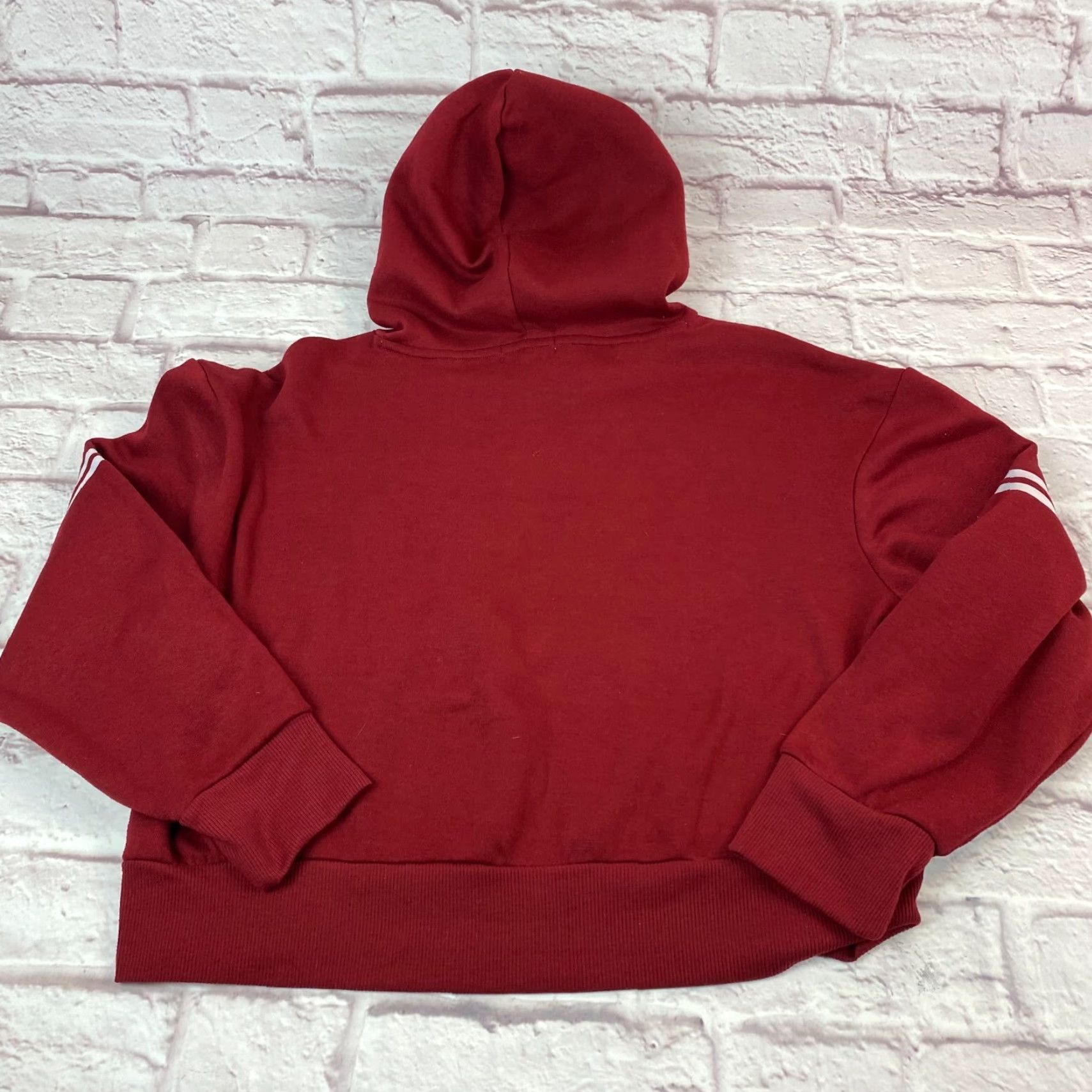 Vintage Aéropostale Logo Graphic Hoodie Sweatshirt Womens L Pullover Crop Top Size L / US 10 / IT 46 - 7 Thumbnail