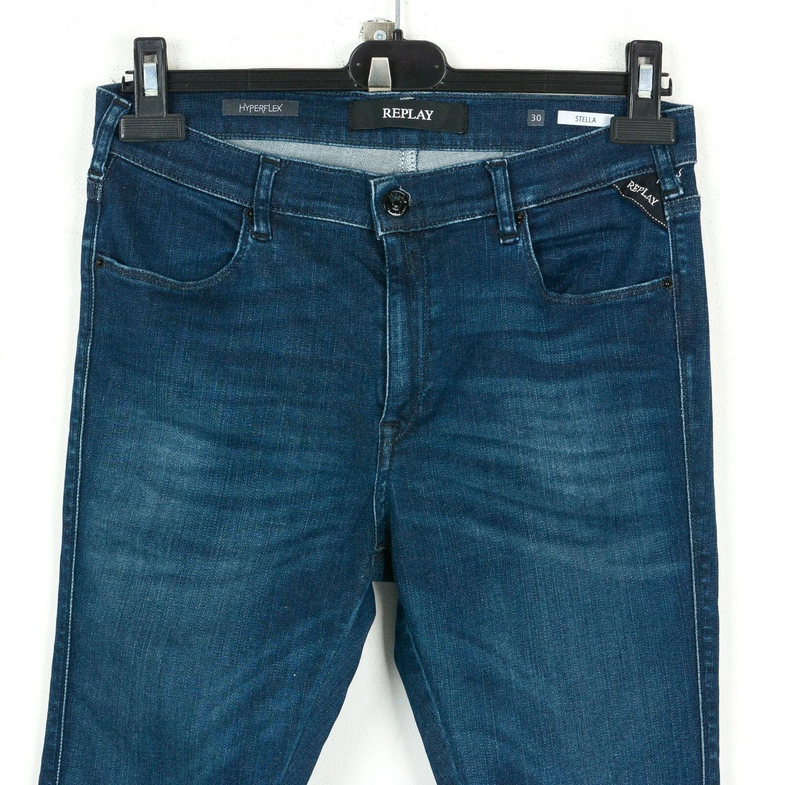Replay Stella Women W30 L30 Skinny Jeans Mid Rise Trousers Slim Size 30" / US 8 / IT 44 - 6 Thumbnail