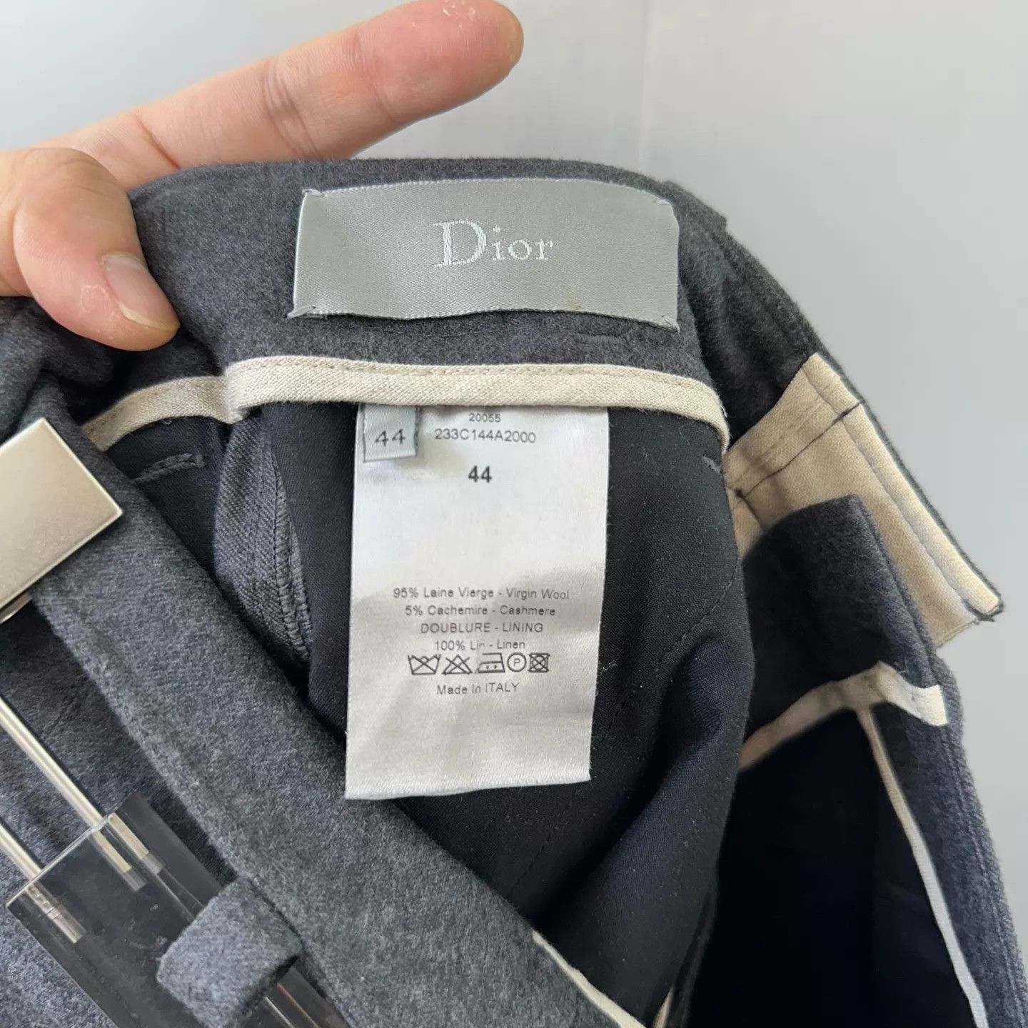 Dior DIOR Wool Oversized Cargo Pants 44 Size US 28 / EU 44 - 3 Thumbnail
