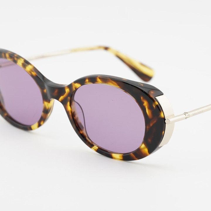 Max Mara Max Mara MALIBU10 MM0080 53Y Sunglasses Blonde Havana Oval Size ONE SIZE - 5 Thumbnail