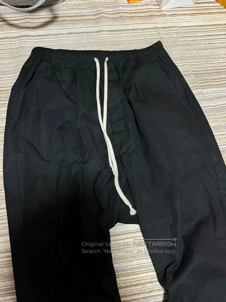 Rick Owens Drkshdw Rick Owens DRKSHDW Drawstring Cotton Pants. Size US 28 / EU 44 - 2 Thumbnail