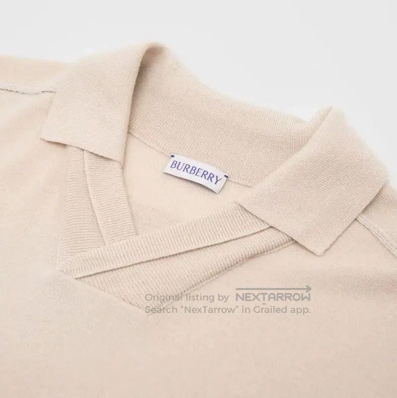 Burberry Men's Short Sleeve Wool T-Shirt.