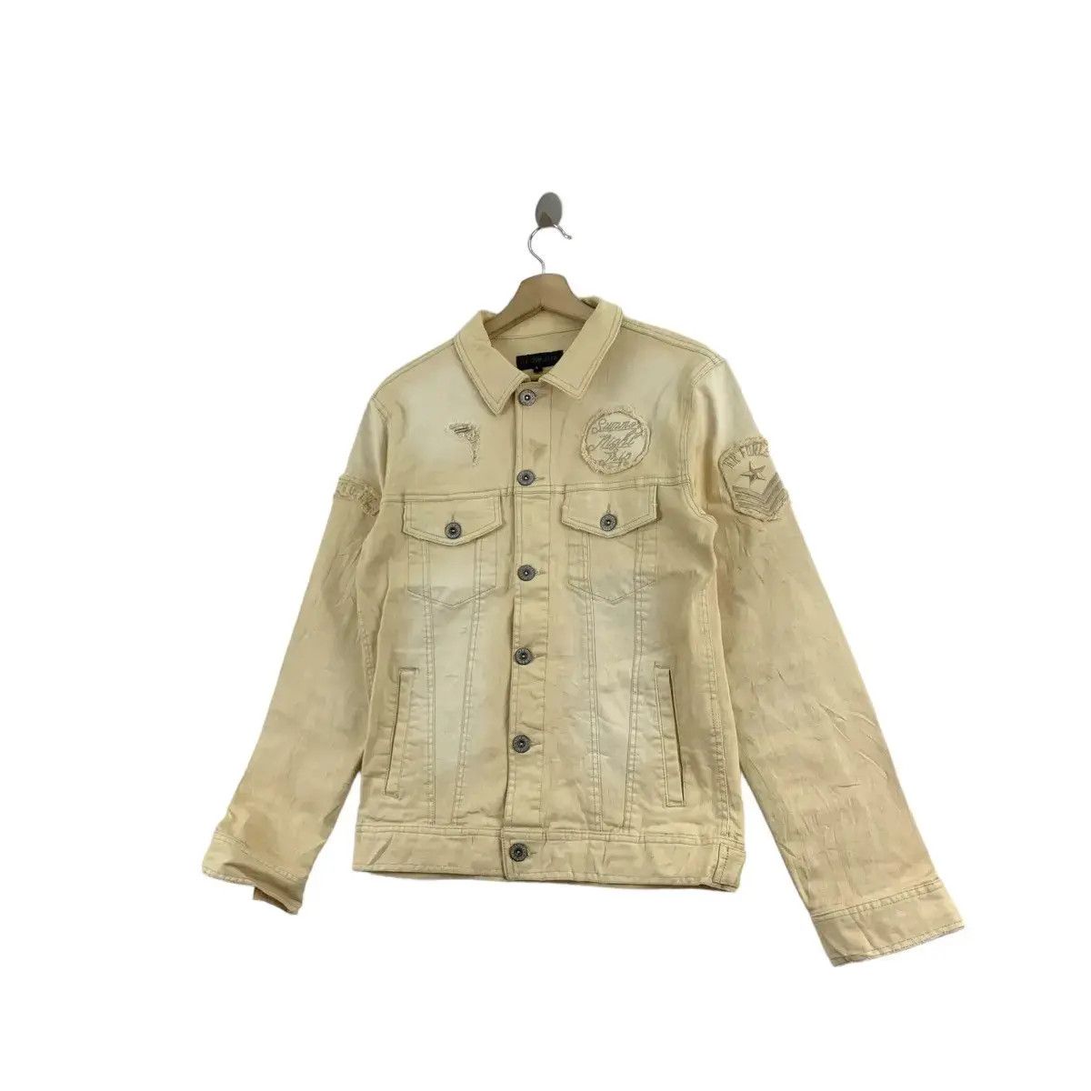 In The Attic Vintage IN THE ATTIC Summer Night Distress Denim Jeans Size L / US 10 / IT 46 - 3 Thumbnail